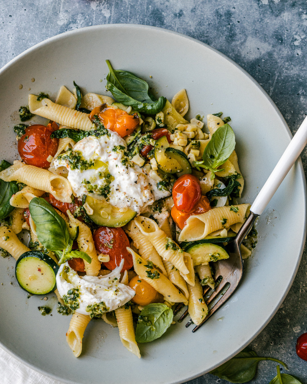 Browned Butter Veggie Pasta