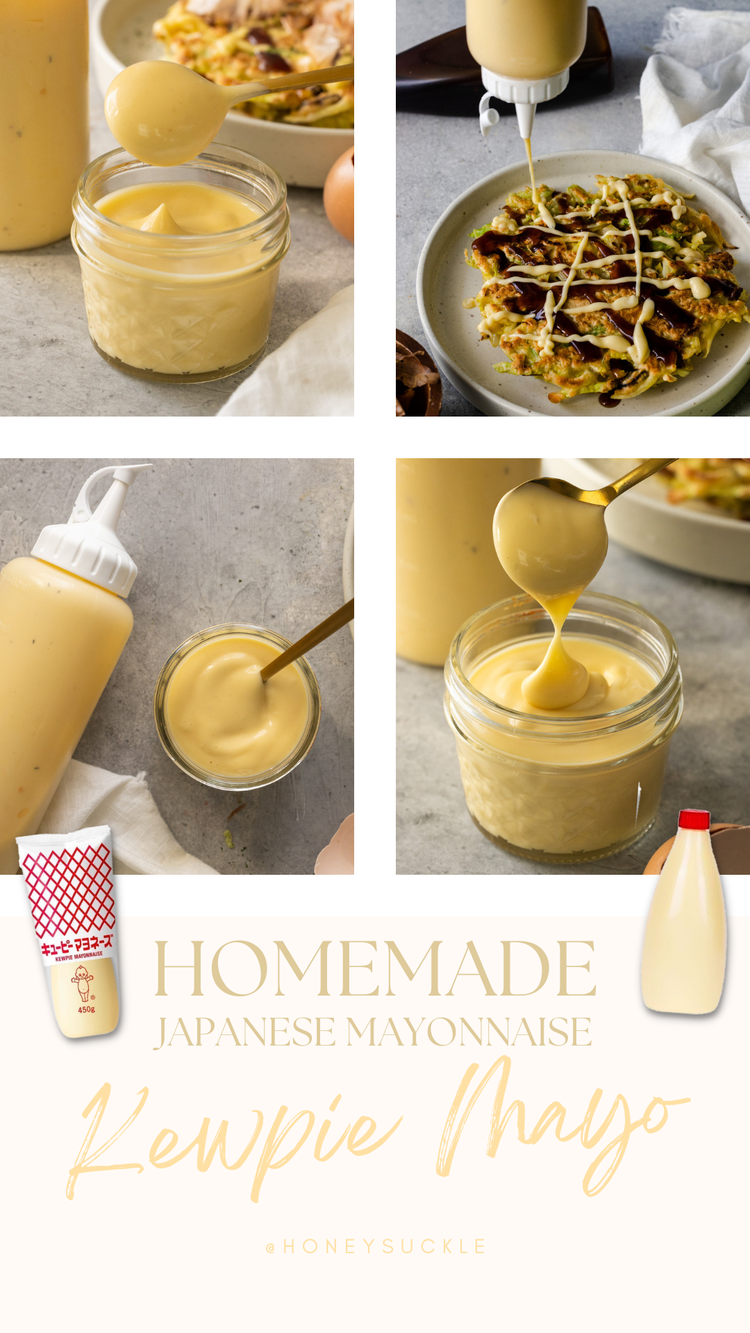 Homemade Kewpie Mayo (Japanese Mayonnaise) — Honeysuckle