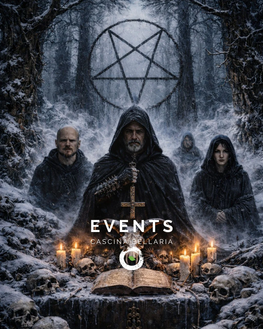 🔮 Cascina Bellaria presenta: 
ESOTERISMO, OCCULTISMO E ASCESI MISTICA
NELLA MUSICA BLACK METAL E NOISE
Tra distorsioni estreme e suoni abrasivi si nasconde un immaginario che parla di simboli, spiritualit&agrave; e trasformazione. Un viaggio nelle r