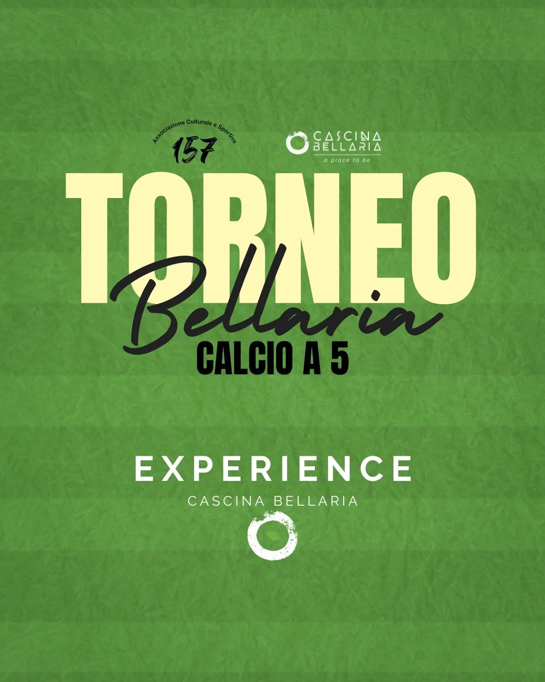 ⚽ TORNA IL TORNEO BELLARIA!
Calcio a 5 | Cascina Bellaria

Due giorni di sport, divertimento e competizione in una location unica.
Con 🏆 24 squadre partecipanti e un massimo di 👥 10 giocatori per squadra, il torneo promette partite intense, emozion