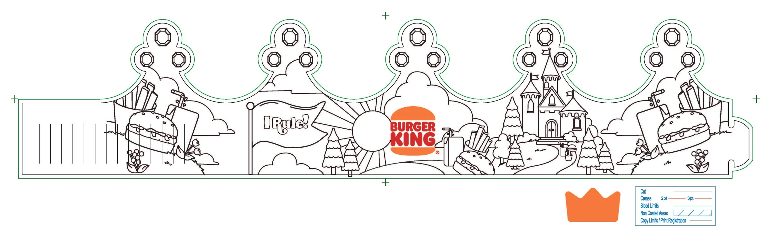 Burger King / Crayola Iconic Crown Project