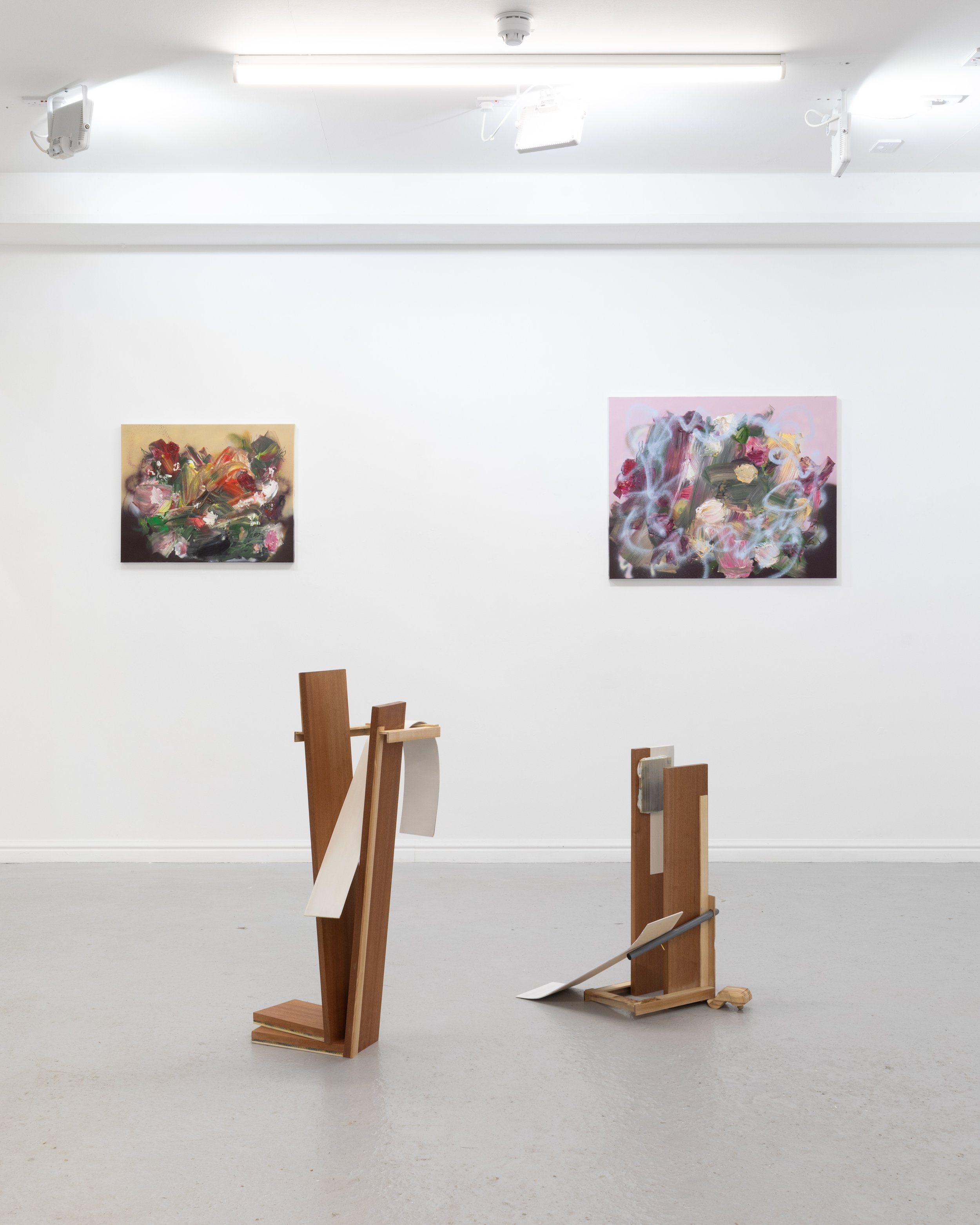 'Cadence II' & 'Flowers for Latour' Installation Shot