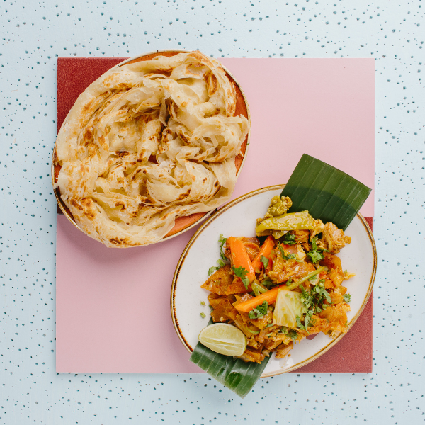   PARATHA AND KOTHU - 酥油餅及炒餅  