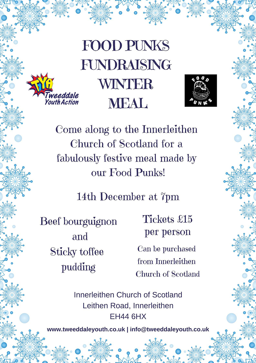 Food Punks Fundraising Winter Meal!