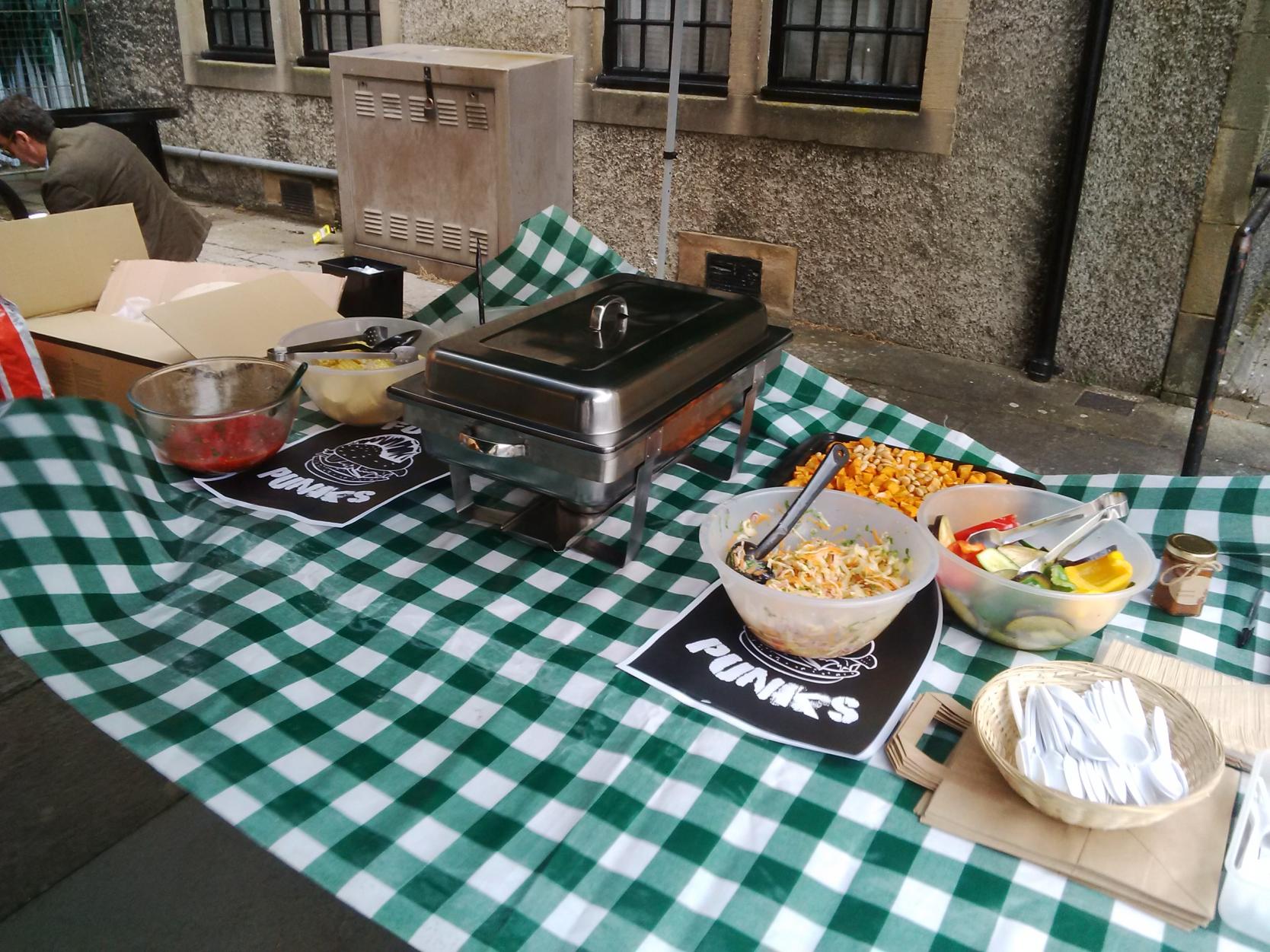 Food Punks are at it again and this time we're barbecuing on School Brae in Peebles!