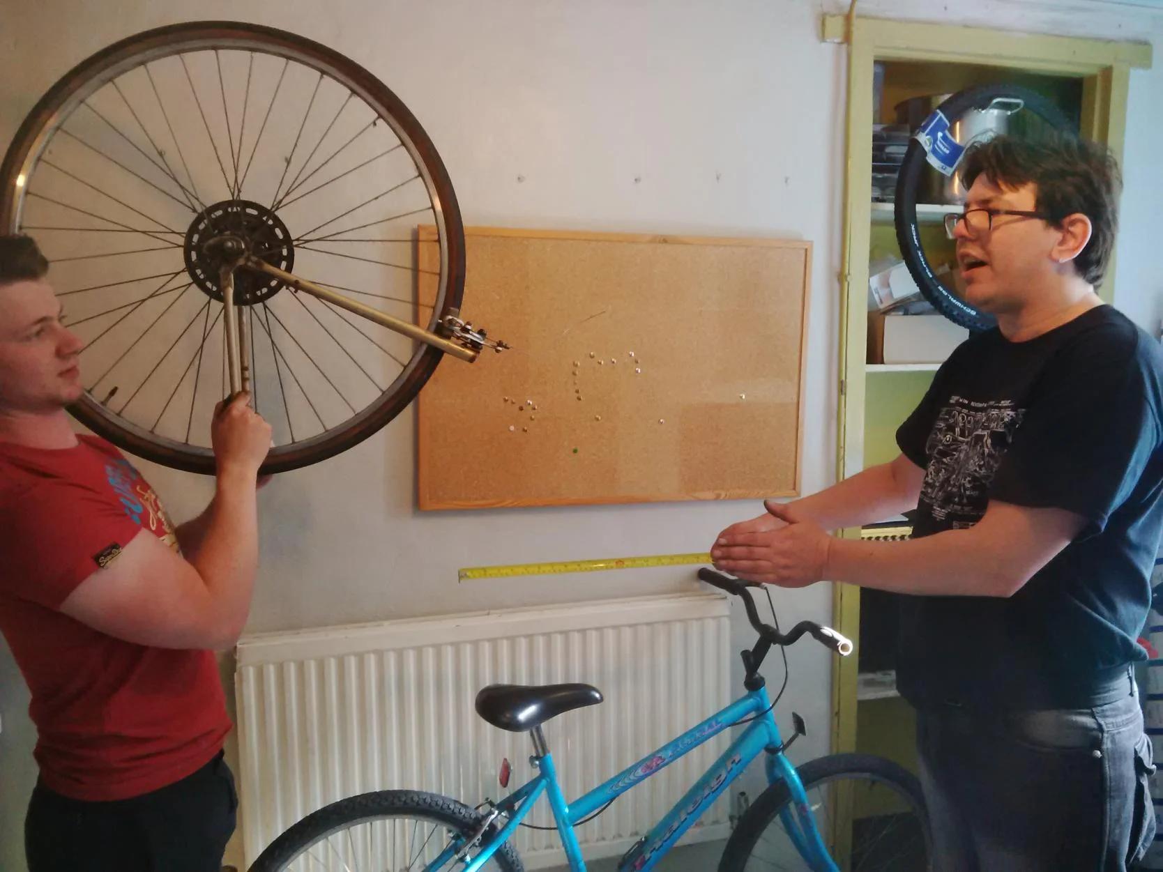 Bike workshop number one is up and running!
