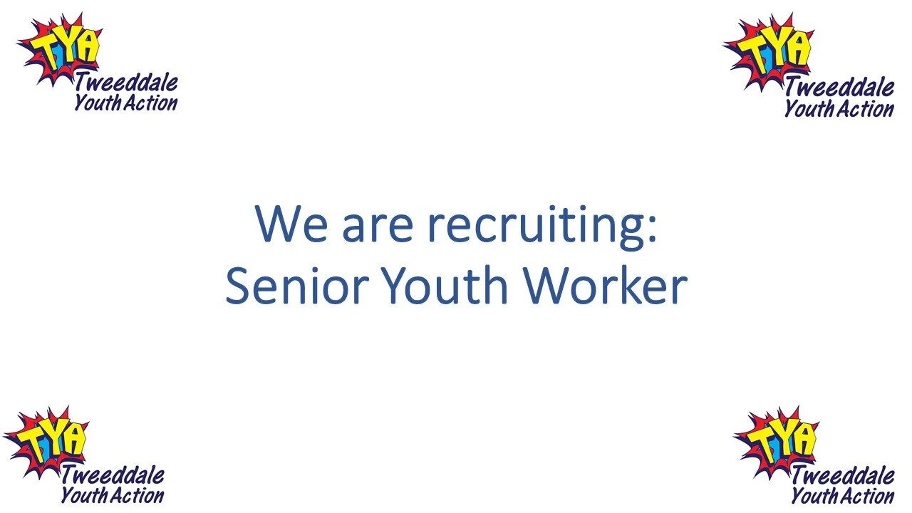 We are recruiting: Senior Youth Worker