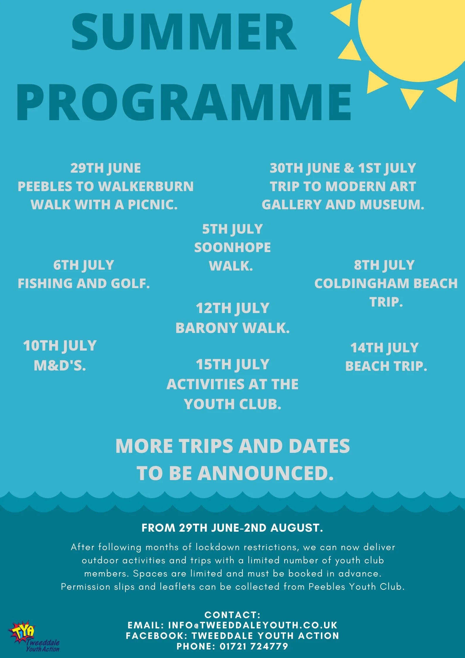 SUMMER 2021 PROGRAMME