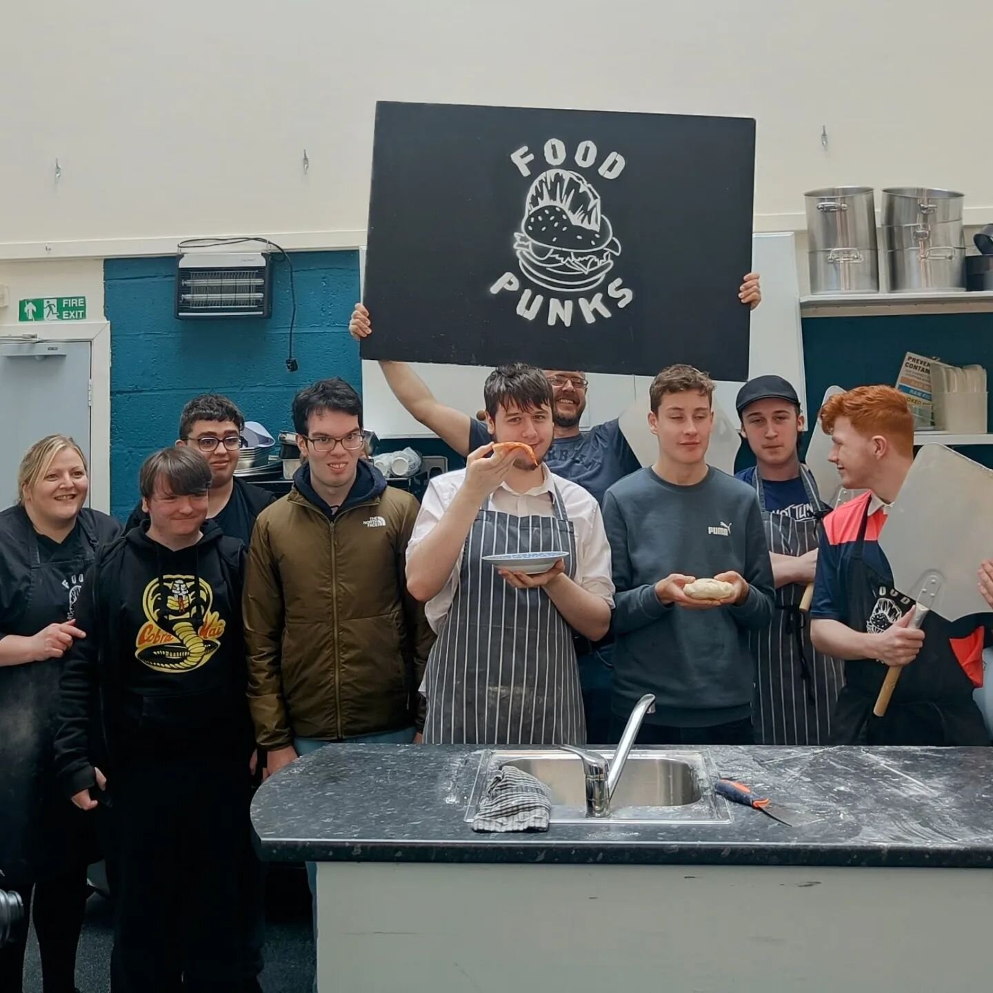 🎬 We had so much fun filming content for the Food Punks YouTube channel with a group of Peebles High School students today.

👨&zwj;🍳 Some budding chefs, presenters and directors among them for sure! 

🖐️ Looking forward to our next session on Wed