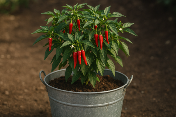 How to Create a Vegetable Garden Using Buckets or Pot