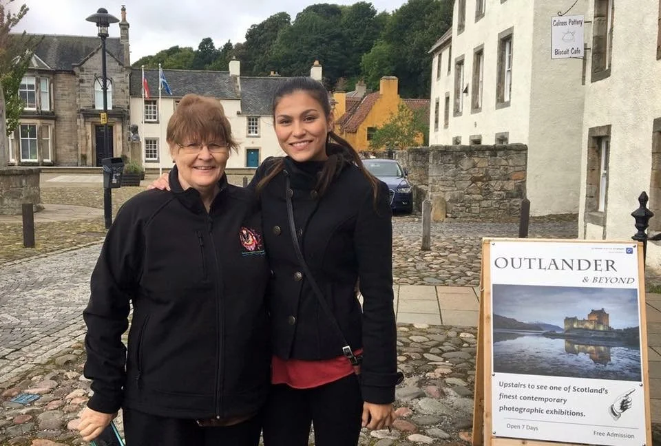 My mom and I in Scotland