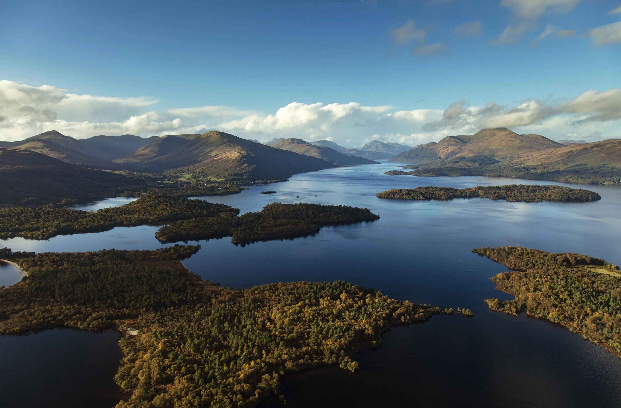 Loch Lomond from the air