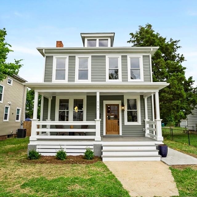 Bringing the Urban Farmhouse to South Richmond 🏡 Let us know what you think of our most recent renovation! So many things to love about this home! #masterimprovementsrva #rvarealestate #renovation #rehabbers #flippinghouses #flip #rva