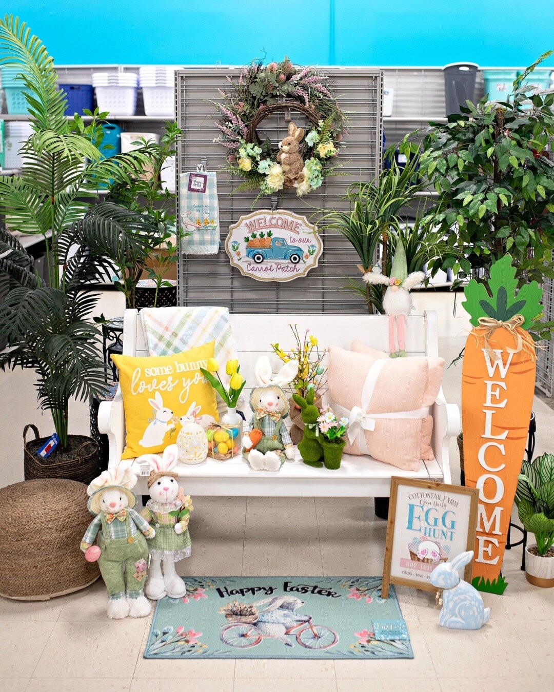 Hip, hop &amp; save while you shop! 😉🐰🌸 Spring d&eacute;cor finds start at $TK.