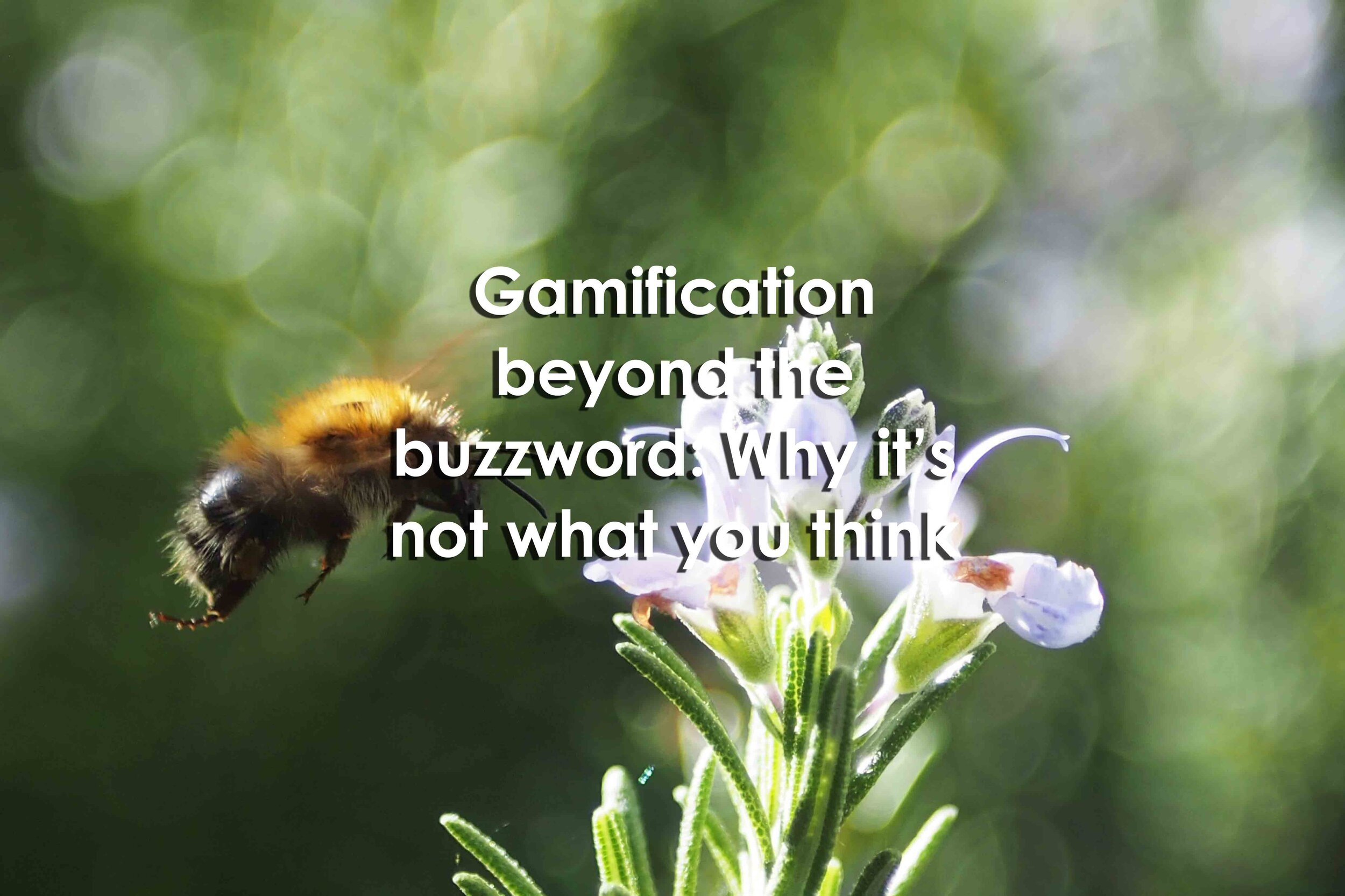Gamification beyond the buzzword: why it’s not what you think 