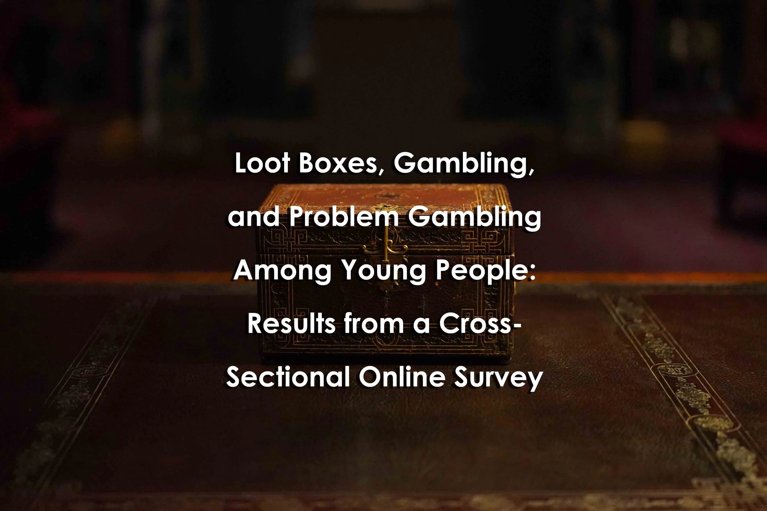 Loot Boxes, Gambling, and Problem Gambling Among Young People: Results from a Cross-Sectional 