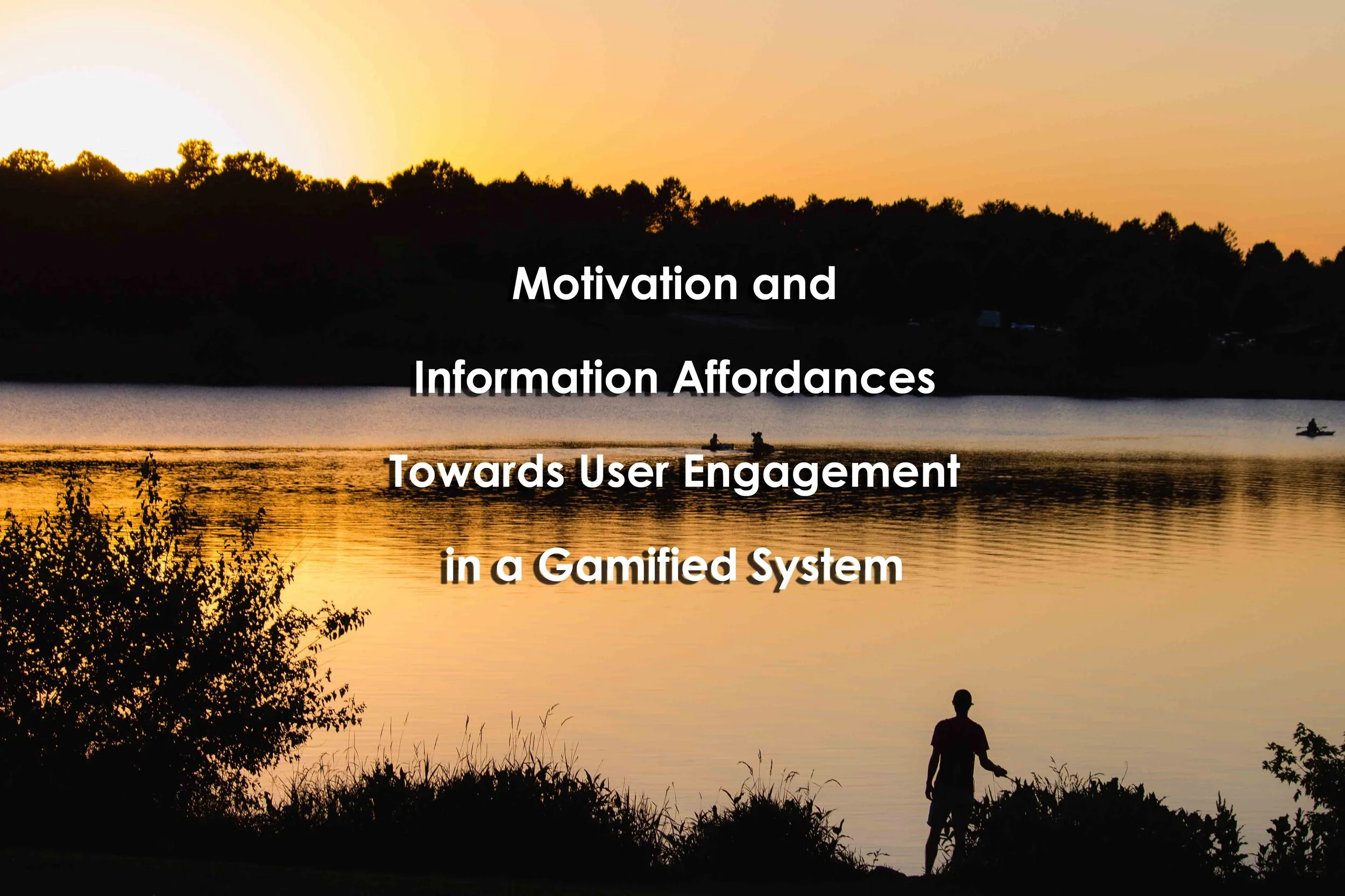 Motivation and Information Affordances Towards User Engagement in a Gamified System