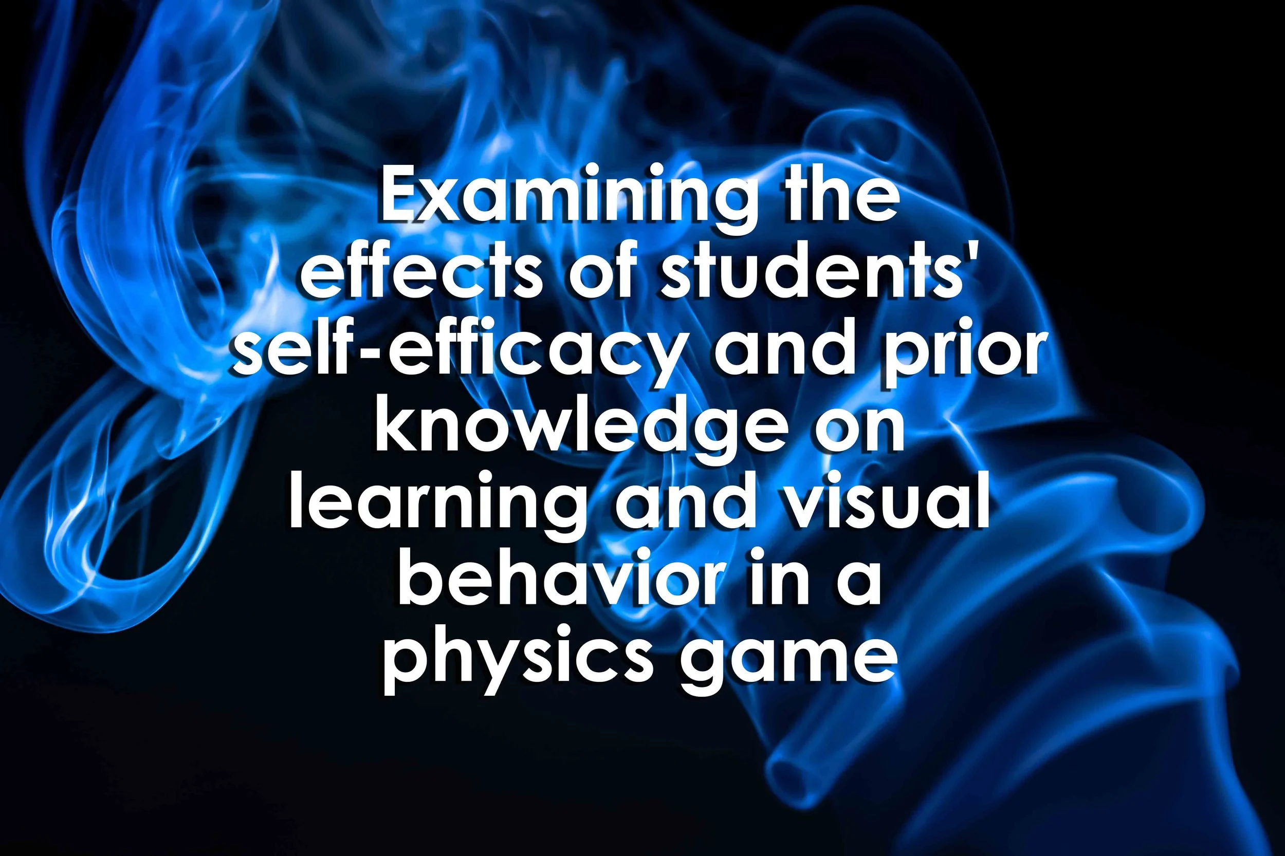 Examining the effects of students' self-efficacy and prior knowledge on learning and visual behavior in a physics game