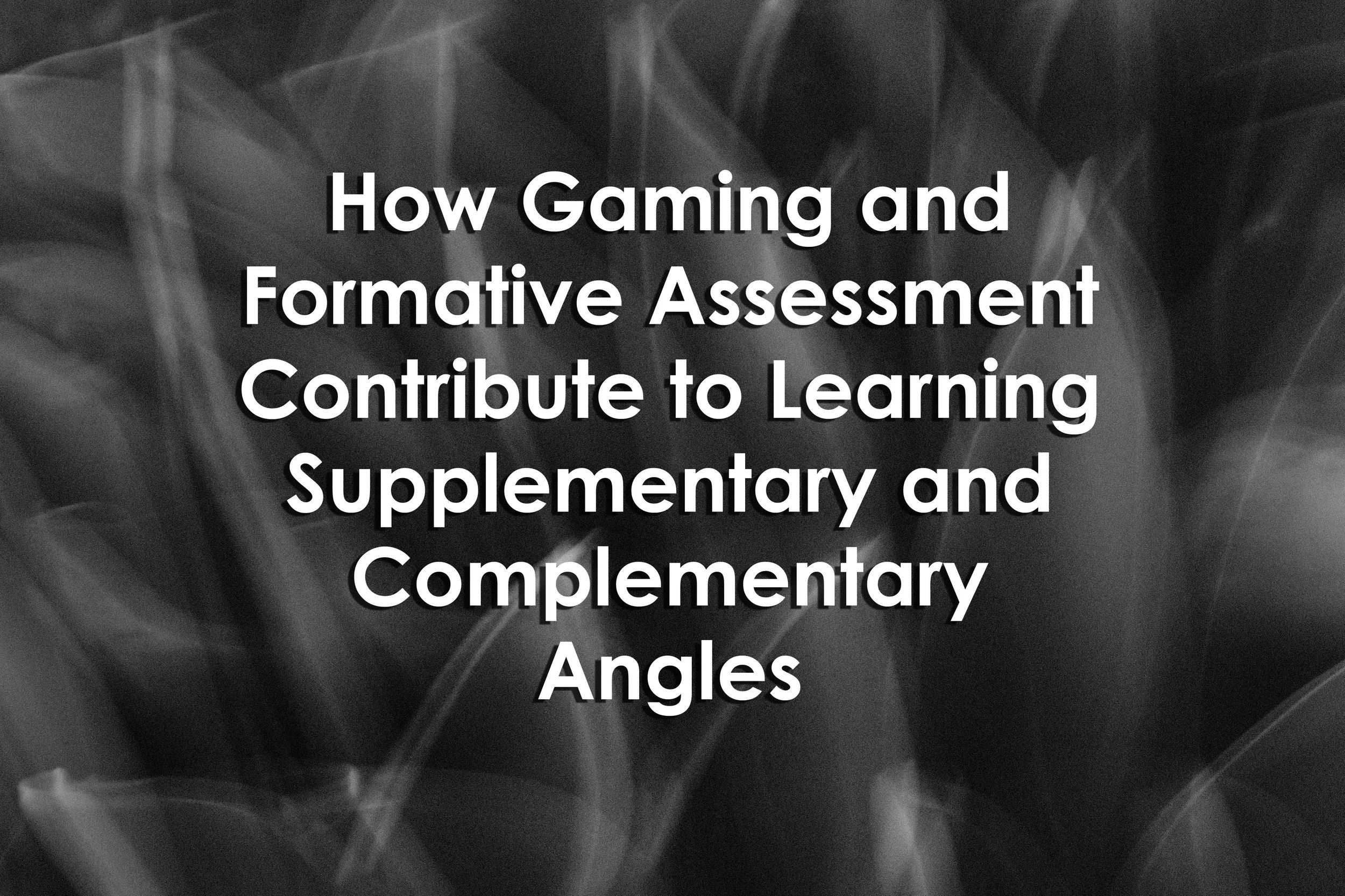 How Gaming and Formative Assessment Contribute to Learning Supplementary and Complementary Angles