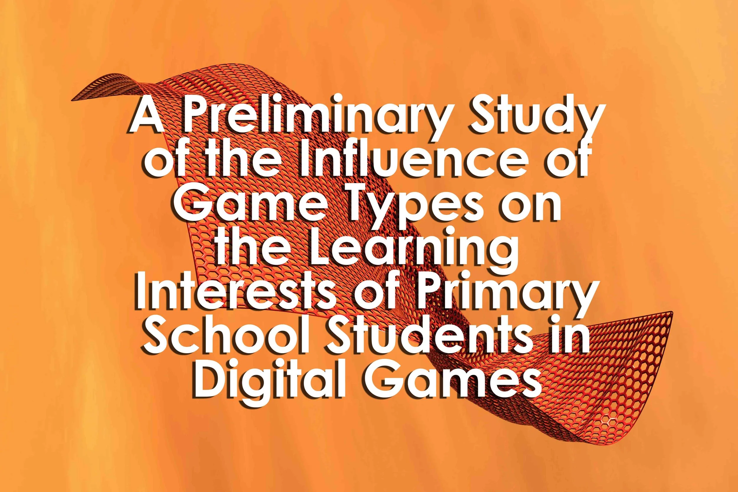 A Preliminary Study of the Influence of Game Types on the Learning Interests of Primary School Students in Digital Games