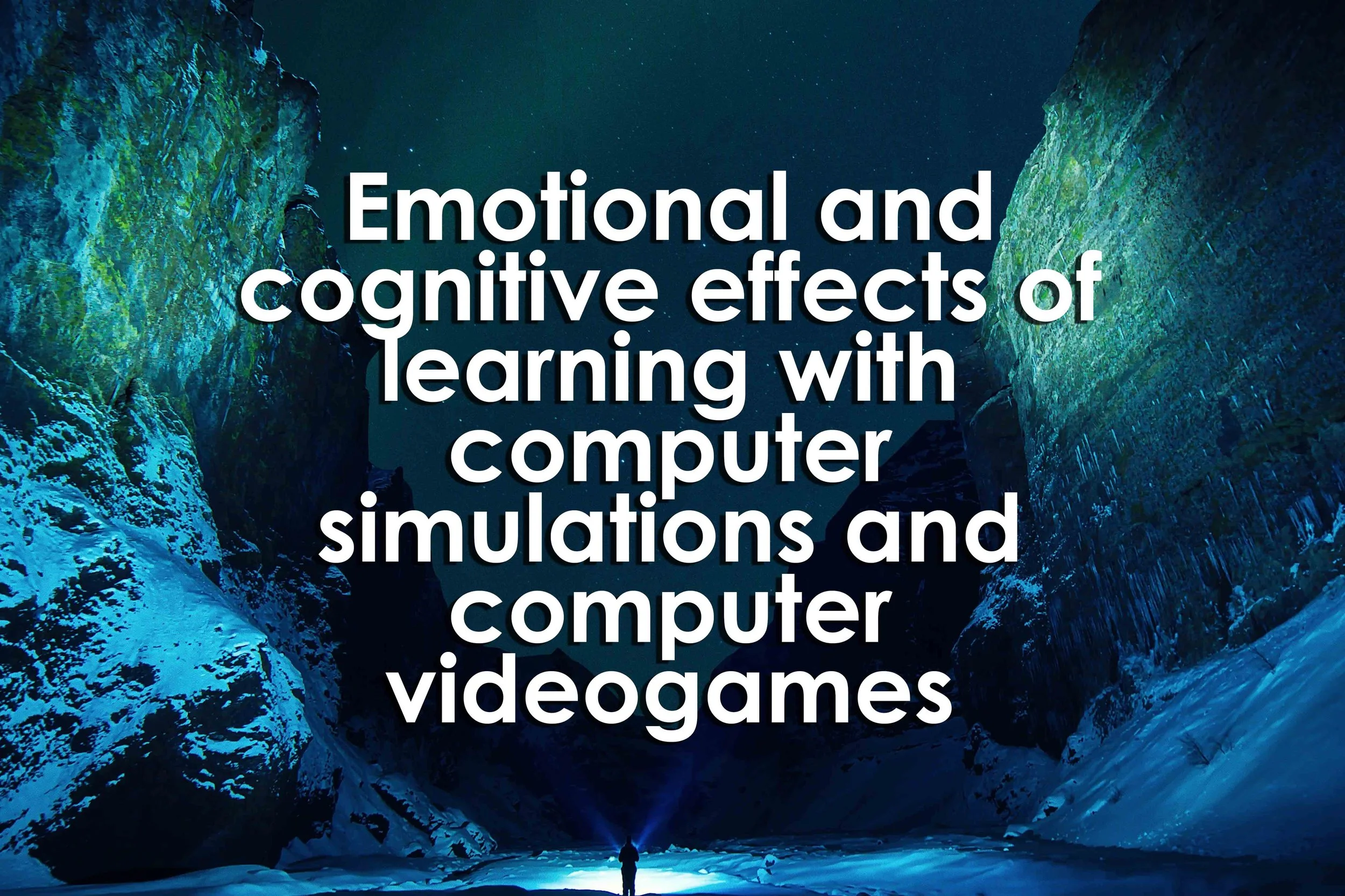 Emotional and cognitive effects of learning with computer simulations and computer videogames