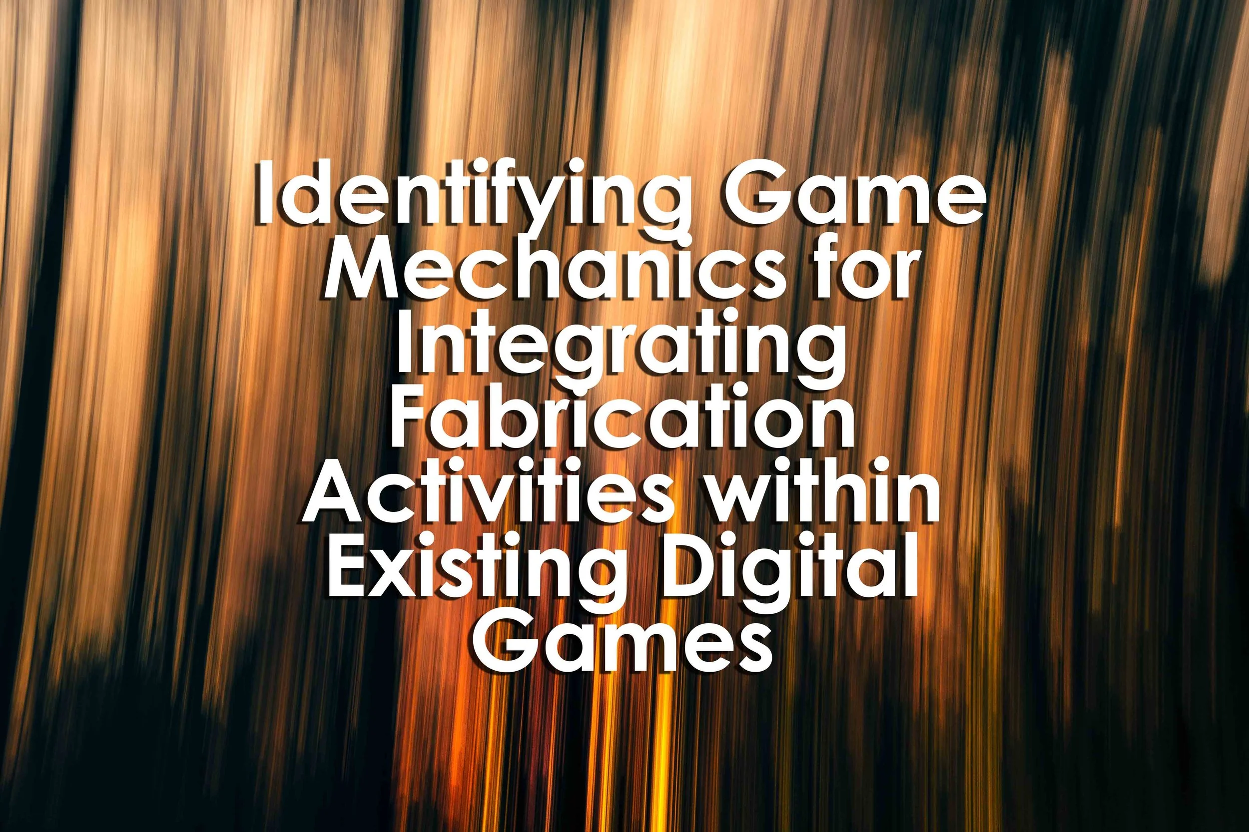 Identifying Game Mechanics for Integrating Fabrication Activities within Existing Digital Games