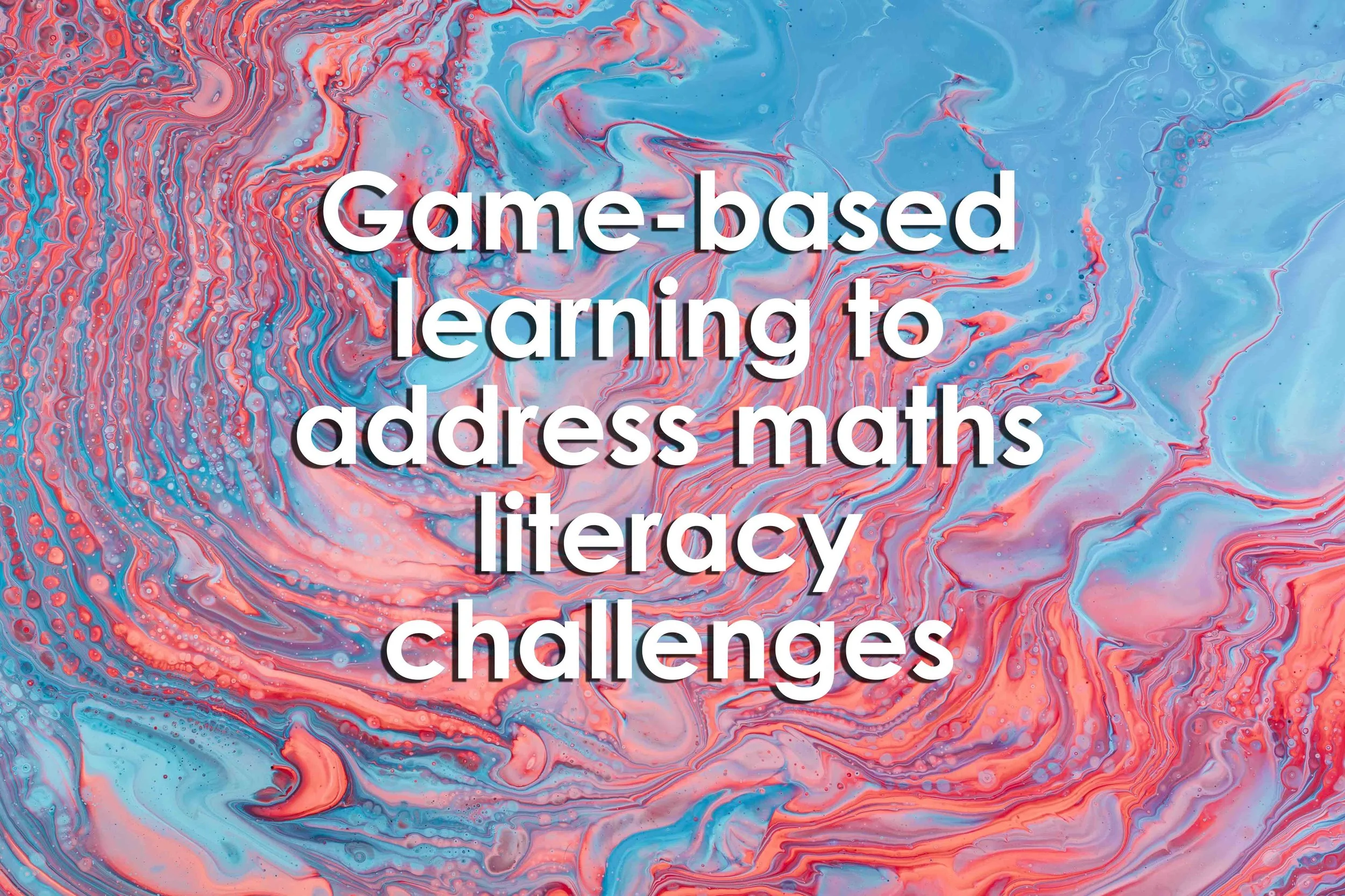 Game-based learning to address maths literacy challenges