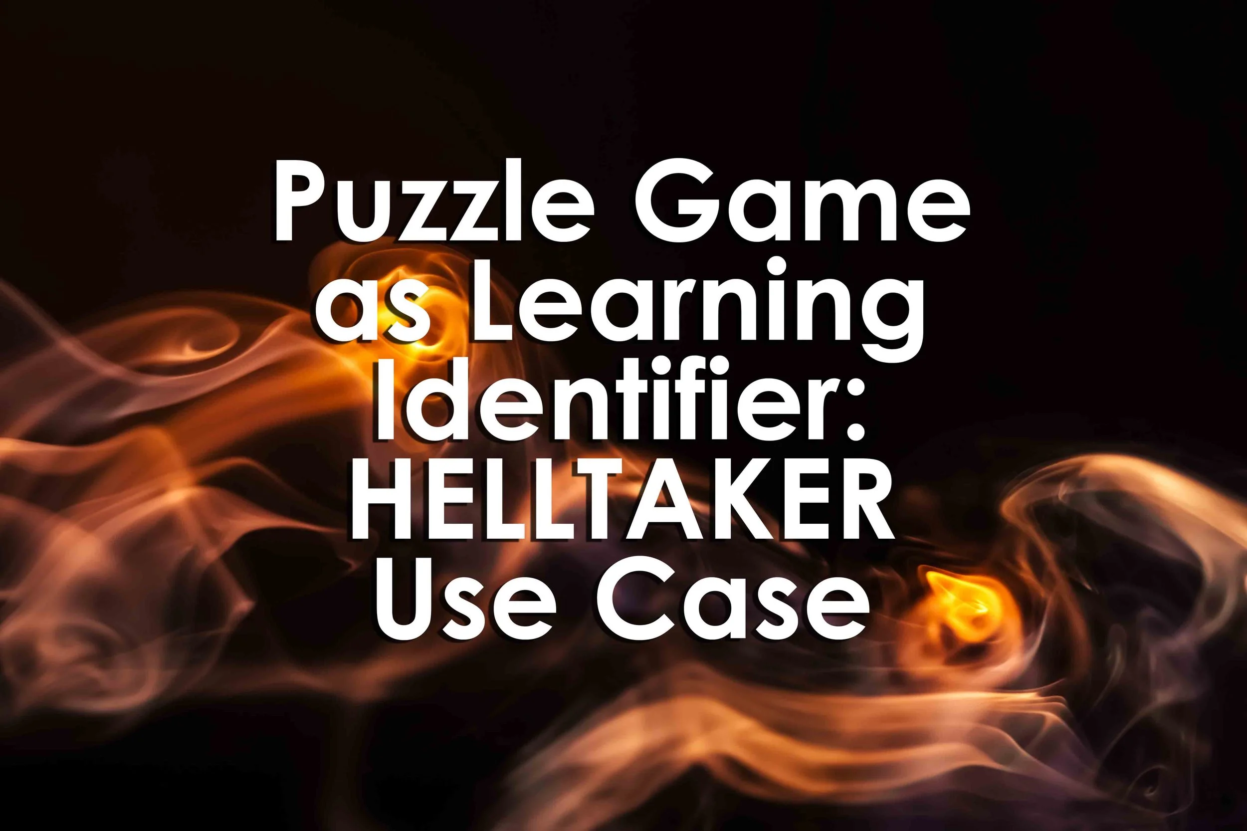 Puzzle Game as Learning Identifier: HELLTAKER Use Case