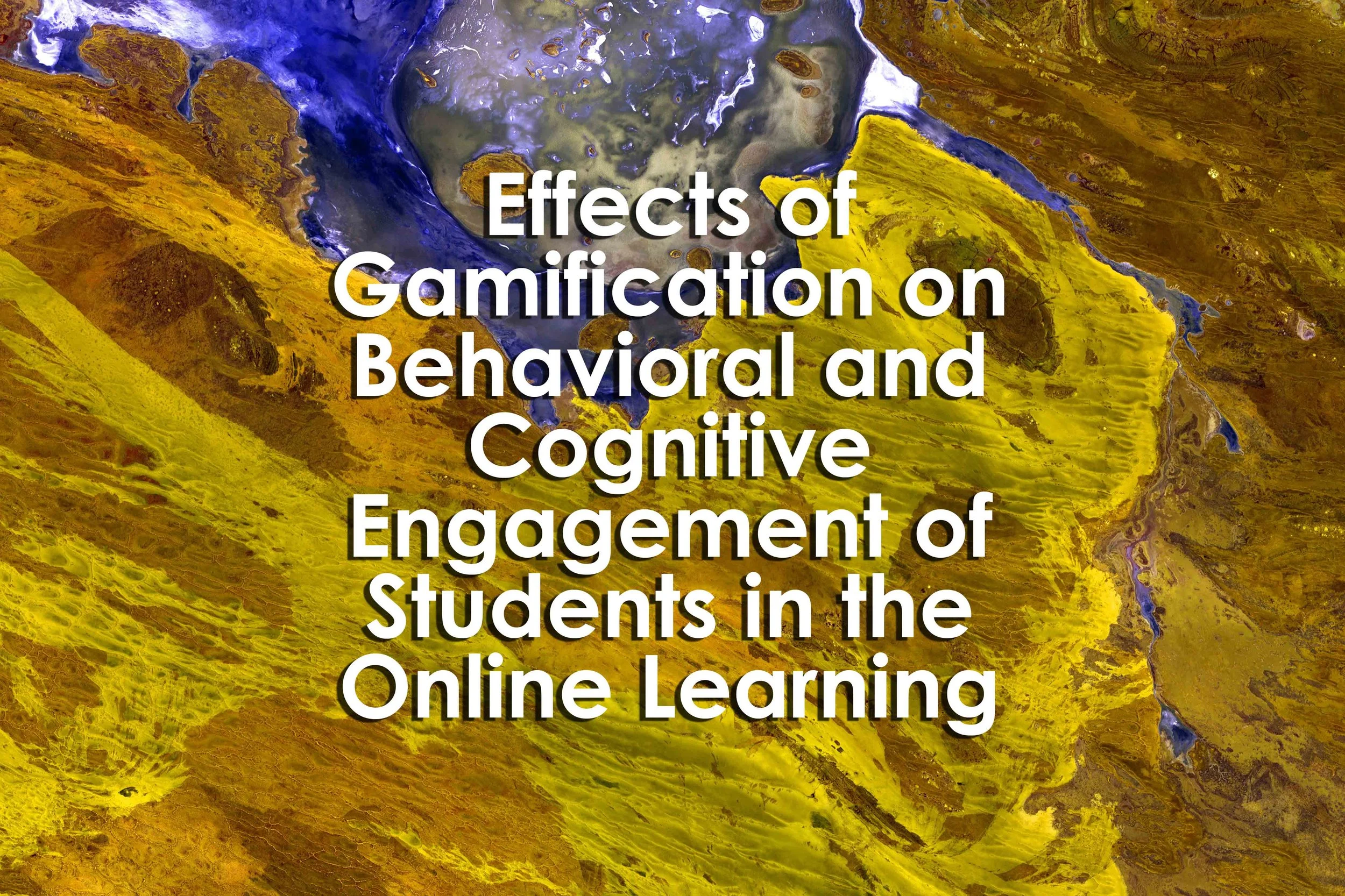 Effects of Gamification on Behavioral and Cognitive Engagement of Students in the Online Learning Environment