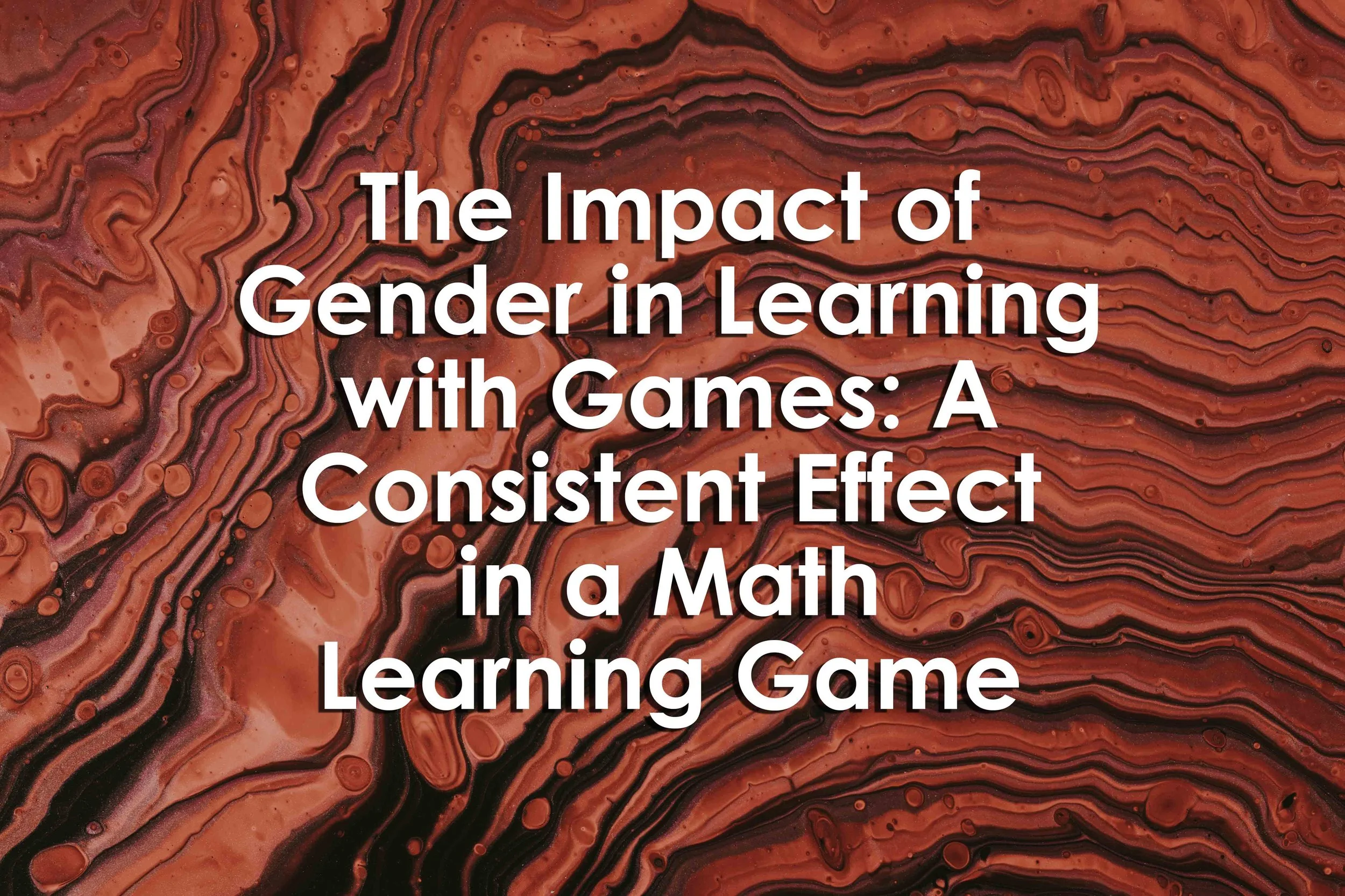 The Impact of Gender in Learning with Games: A Consistent Effect in a Math