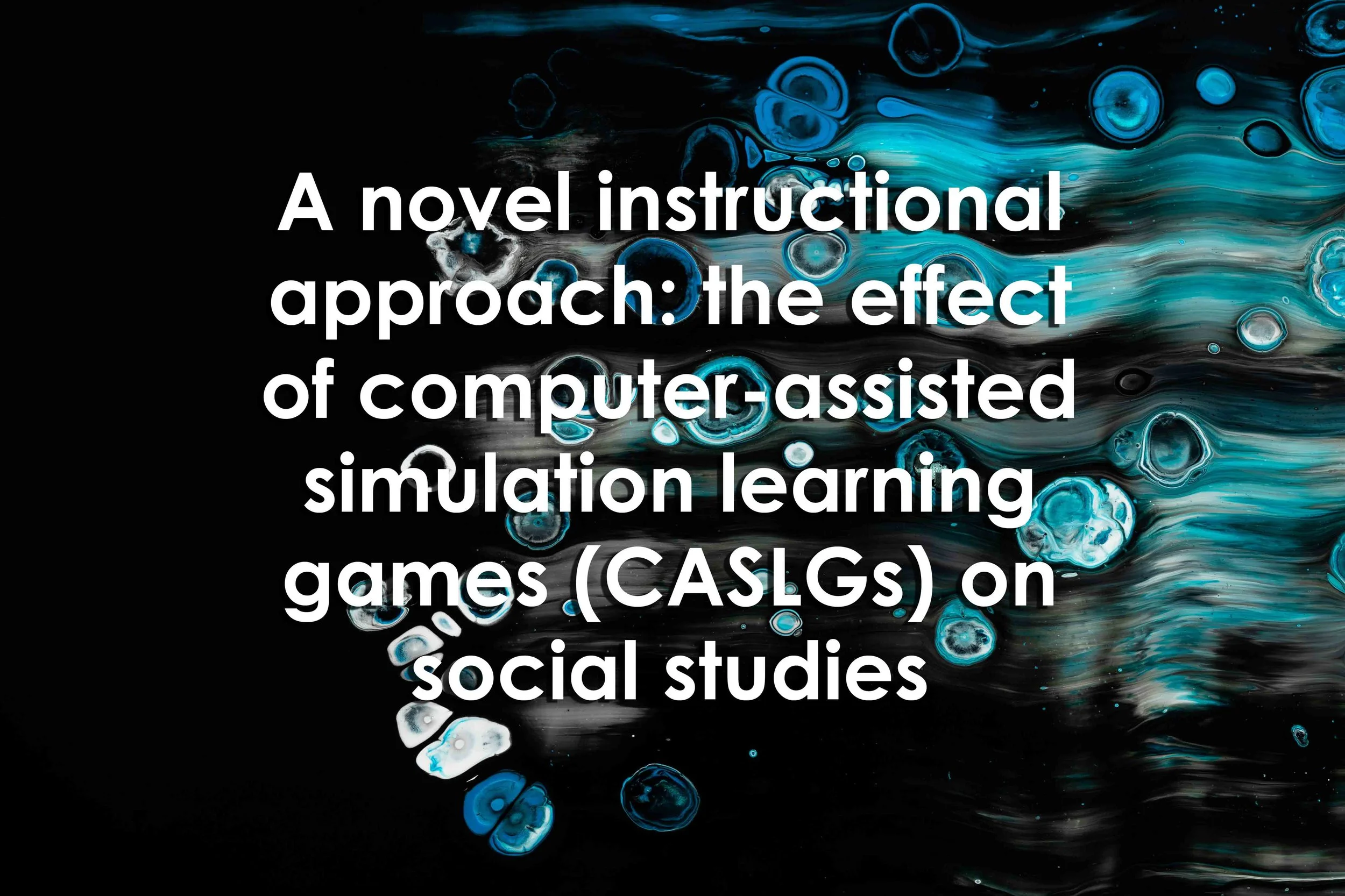 A novel instructional approach: the effect of computer-assisted simulation learning games (CASLGs) on social studies students' scholarly learning outcomes