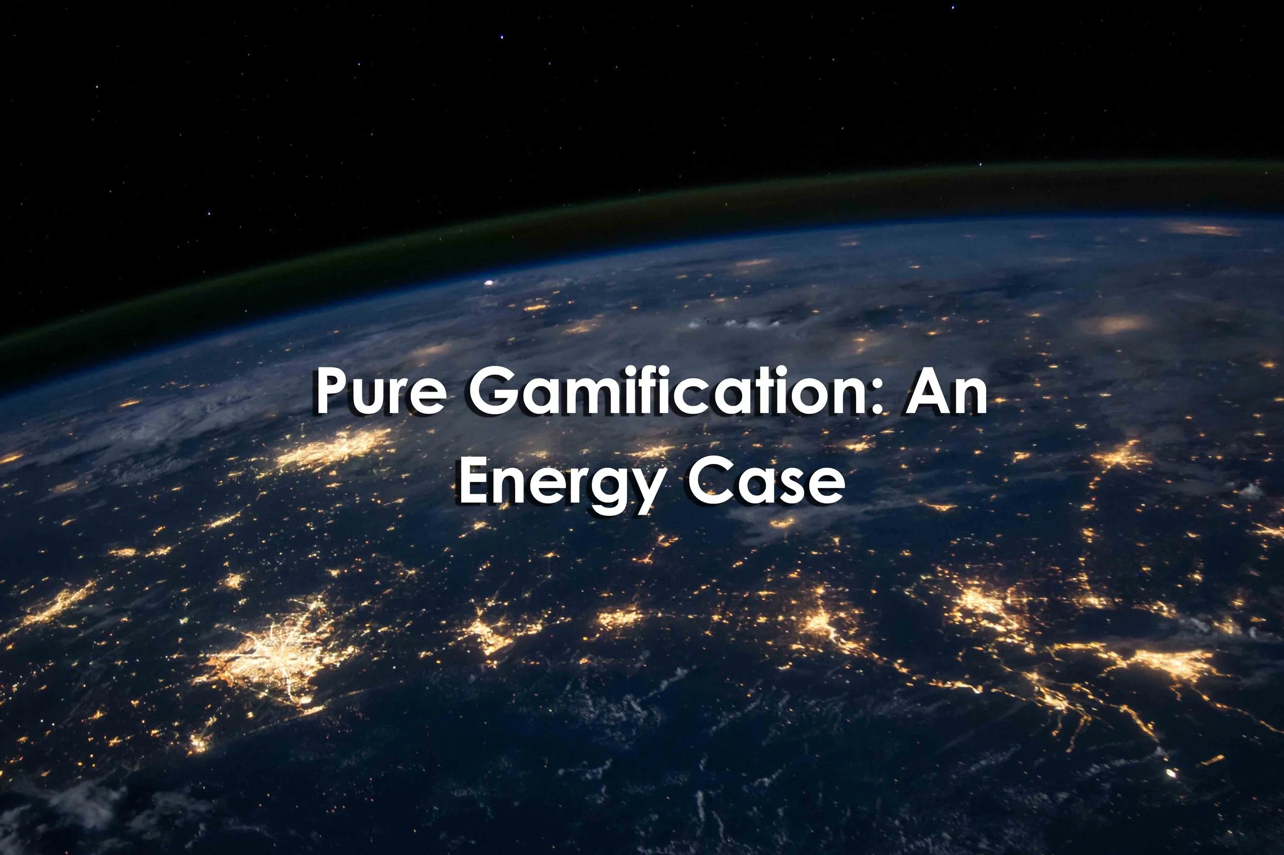 Pure Gamification: An Energy Case