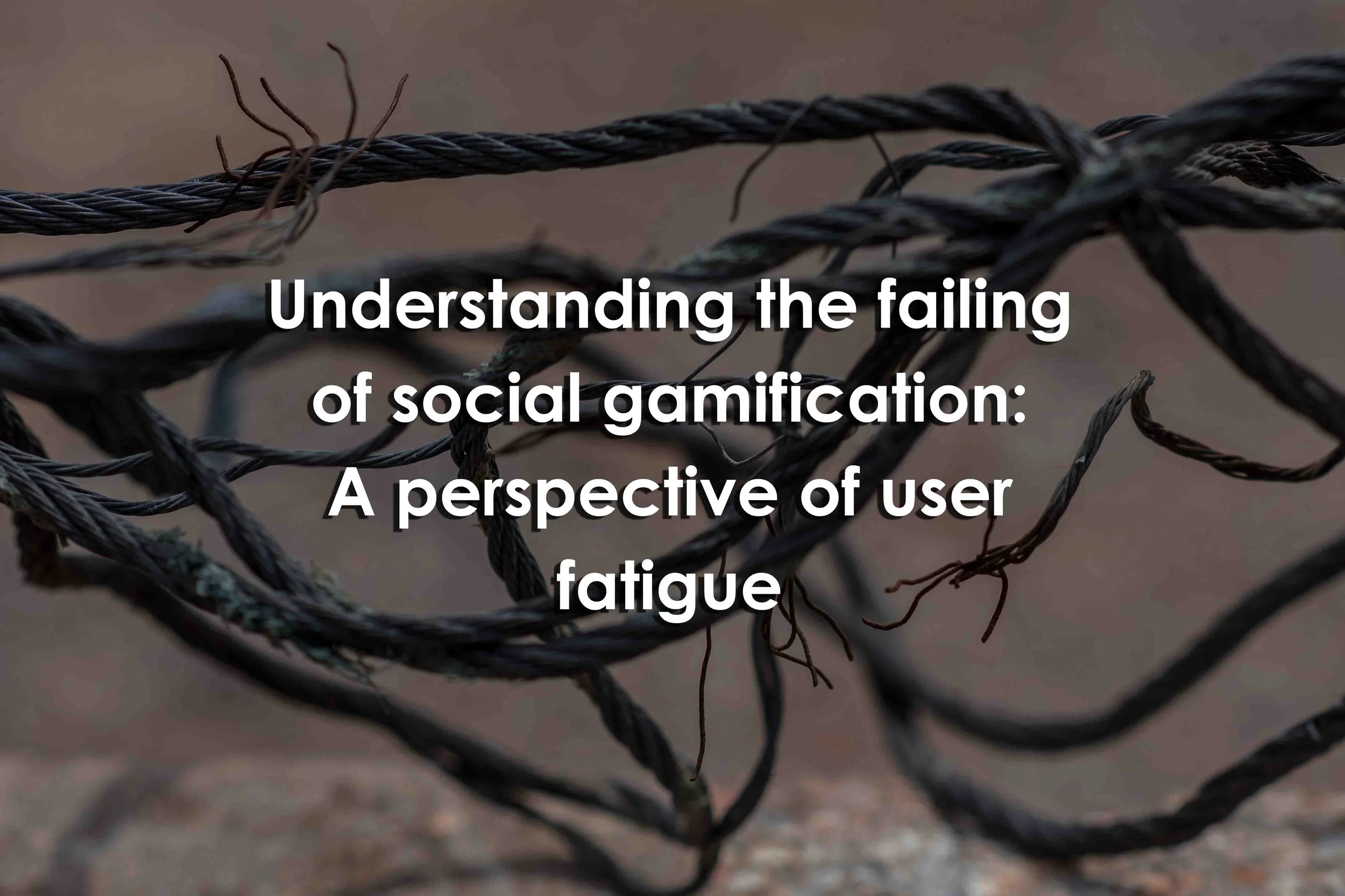 Understanding the failing of social gamification: A perspective of user fatigue