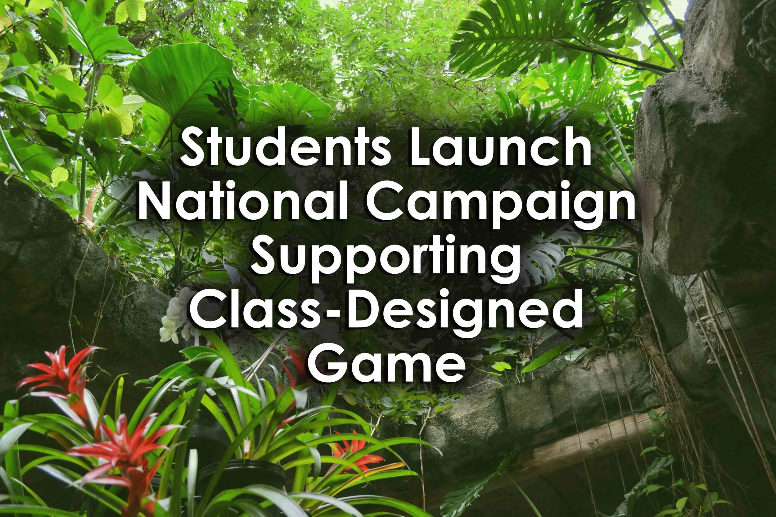 Students Launch National Campaign Supporting Class-Designed Game