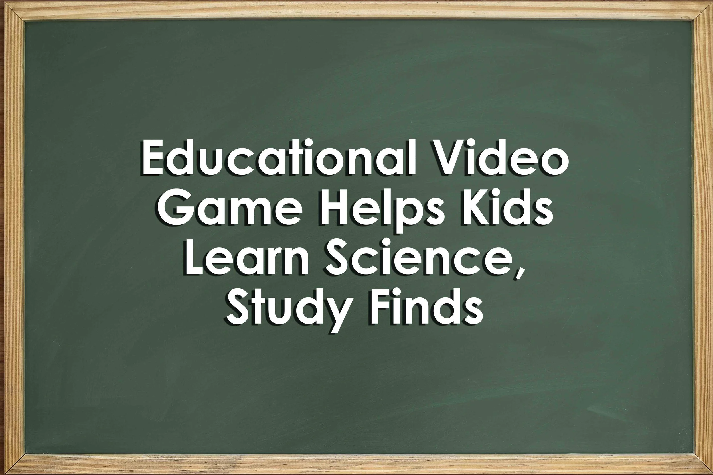 Educational Video Game Helps Kids Learn Science, Study Finds