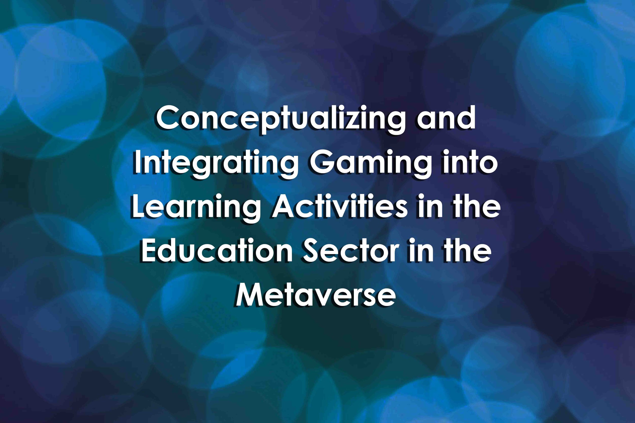 Conceptualizing and Integrating Gaming into Learning Activities in the