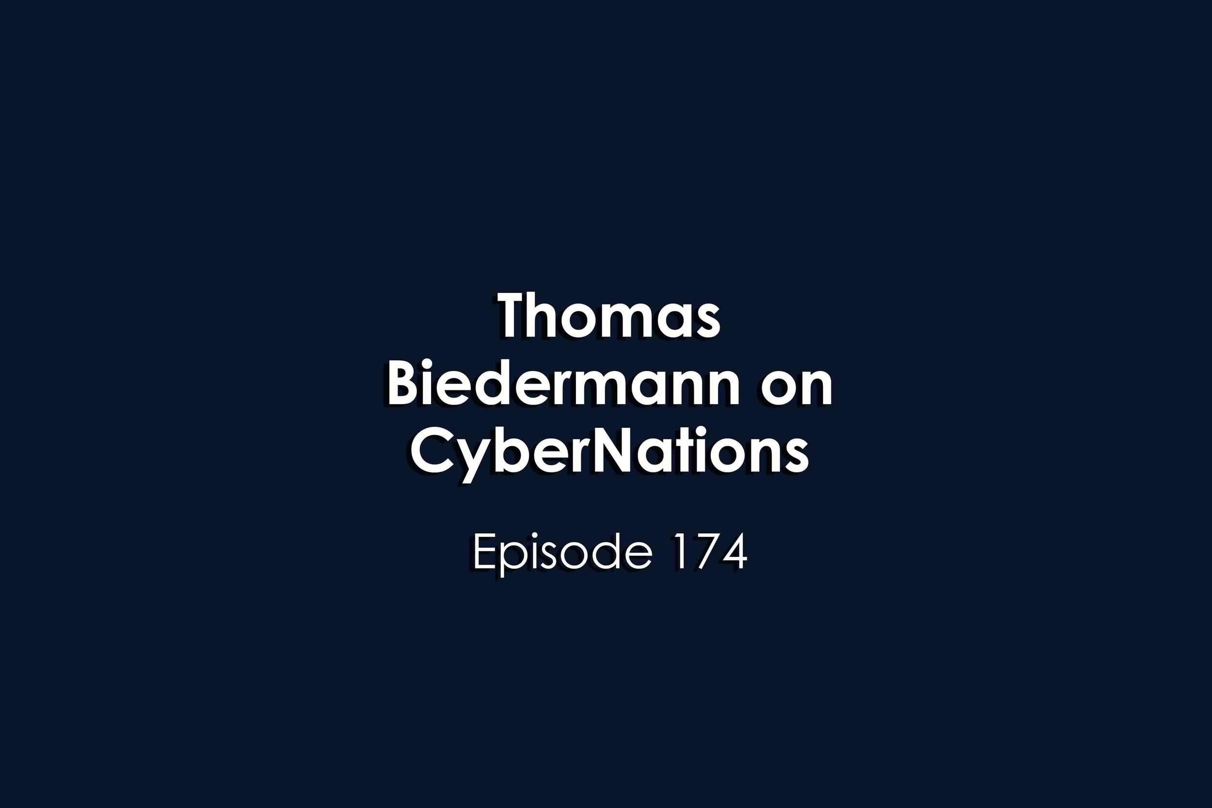 Episode 174 Thomas Biedermann on CyberNations