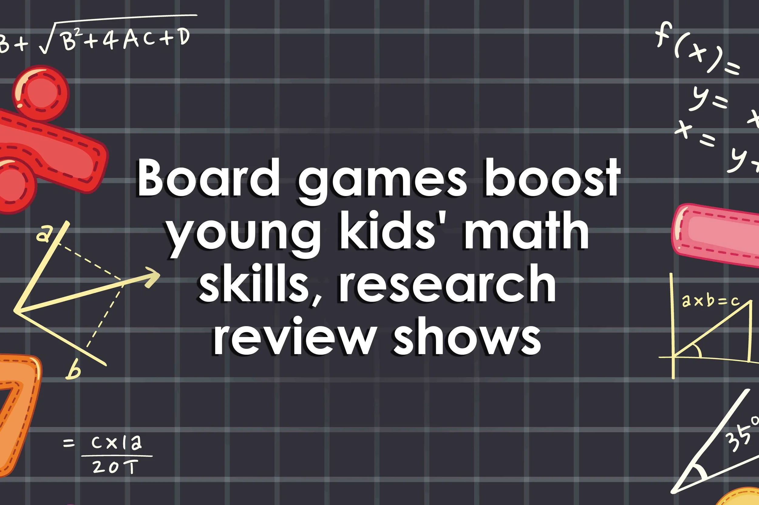 Board games boost young kids' math skills, research review shows