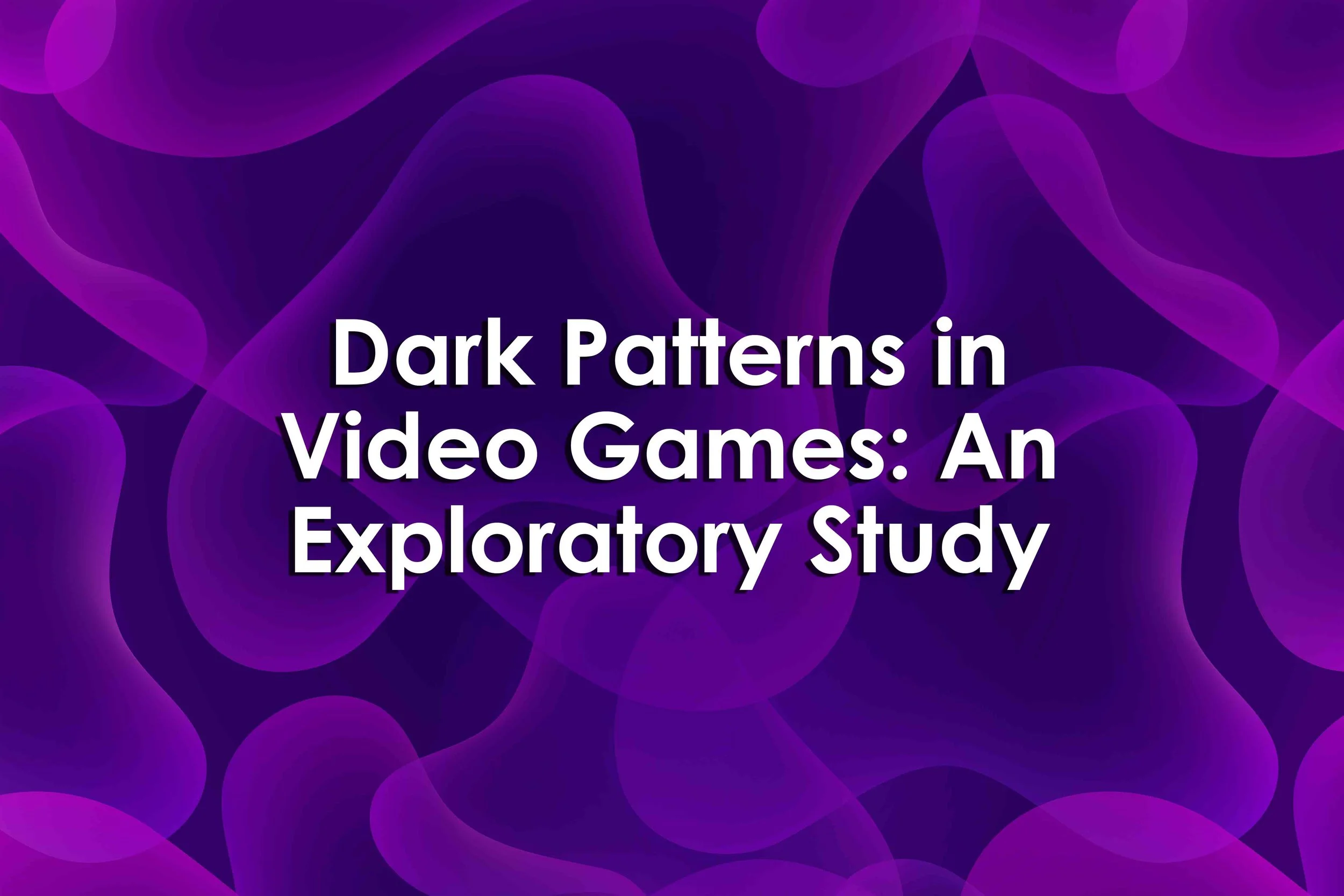 Dark Patterns in Video Games: An Exploratory Study