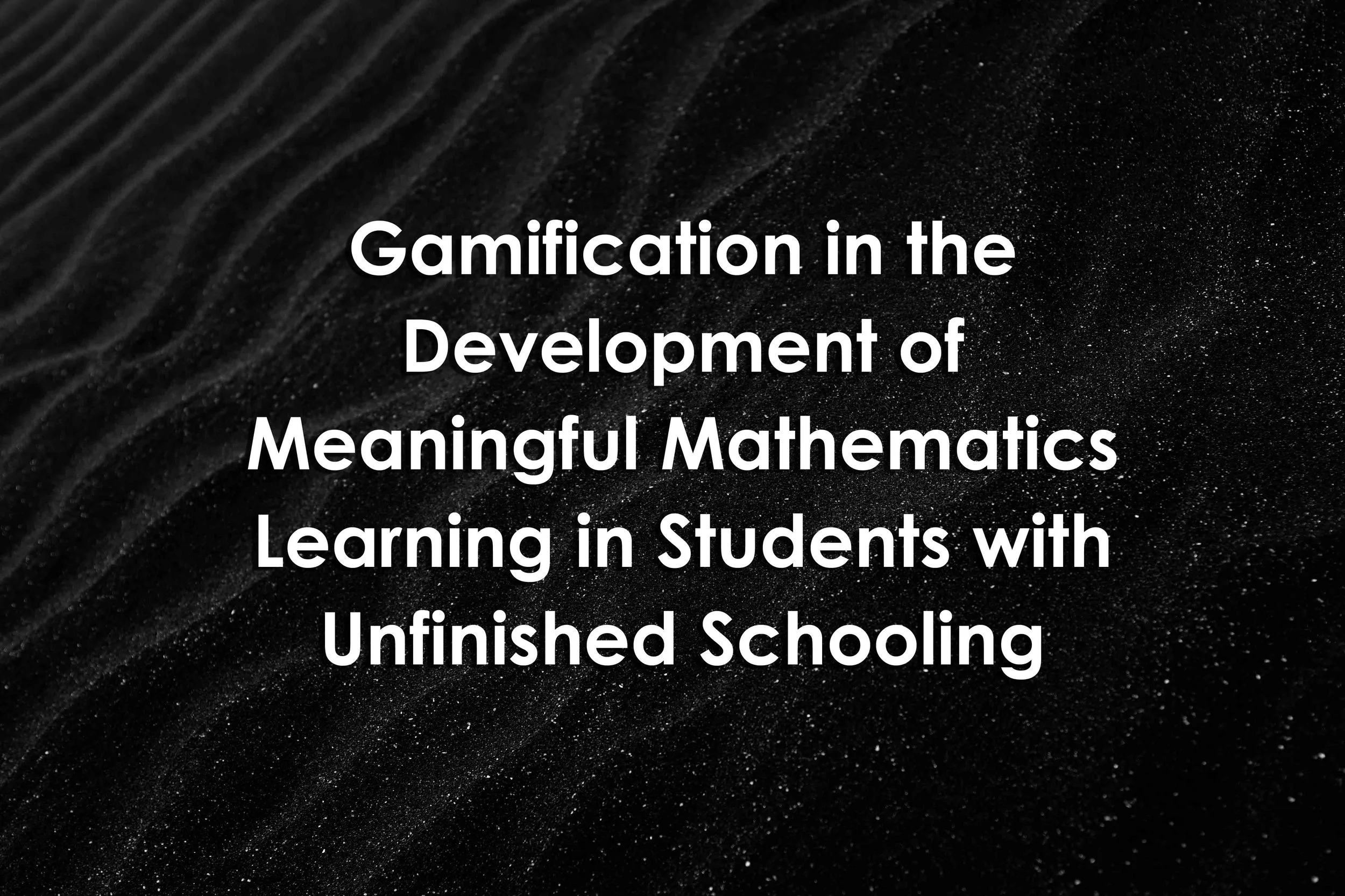 Gamification in the Development of Meaningful Mathematics Learning in ...
