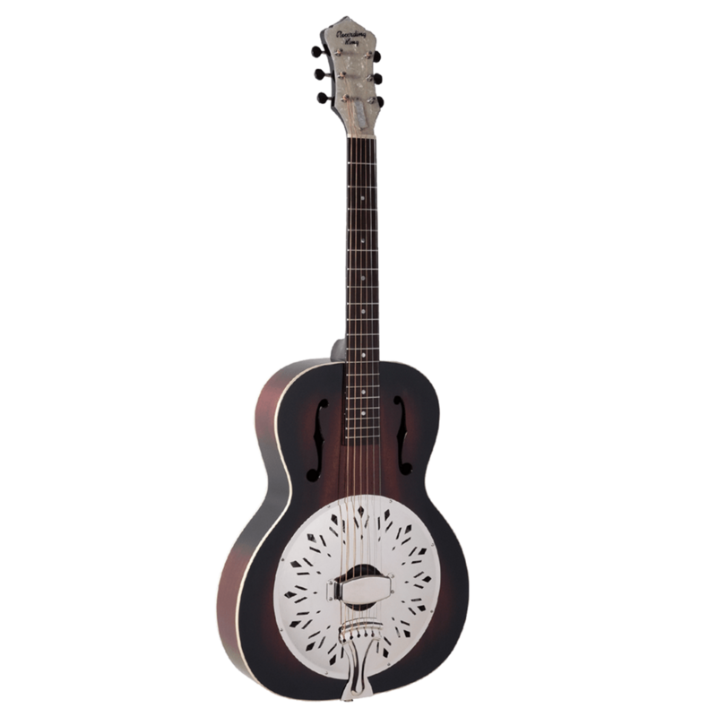 Recording King Biscuit Cone Resonator A/E - Vintage Sunburst
