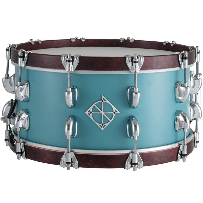 Dixon Cornerstone Select 6.5x14 Maple Snare - Quetzal Blue