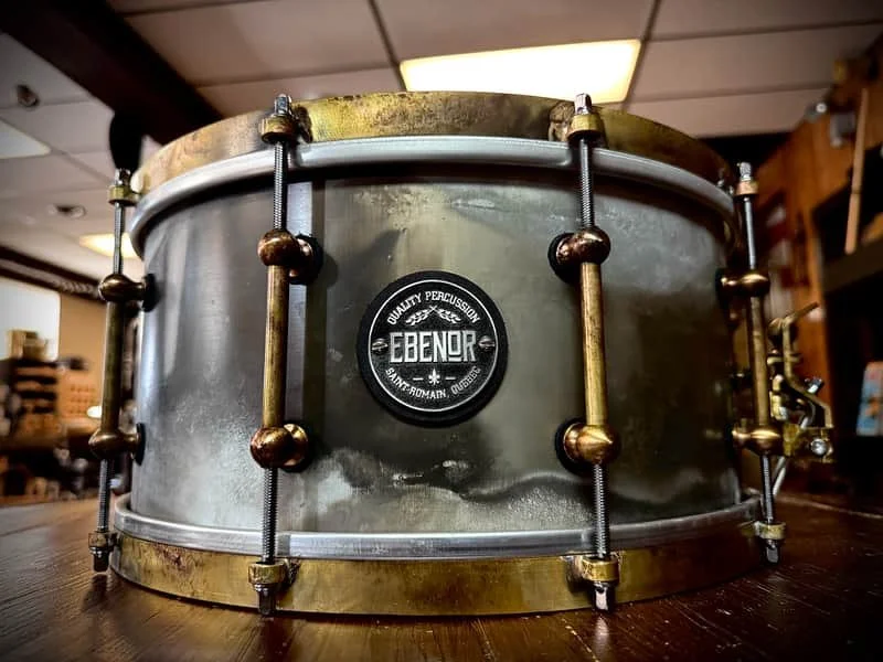 Ebenor Percussion 14x6.5 Heavy Feather Aluminum Snare Drum