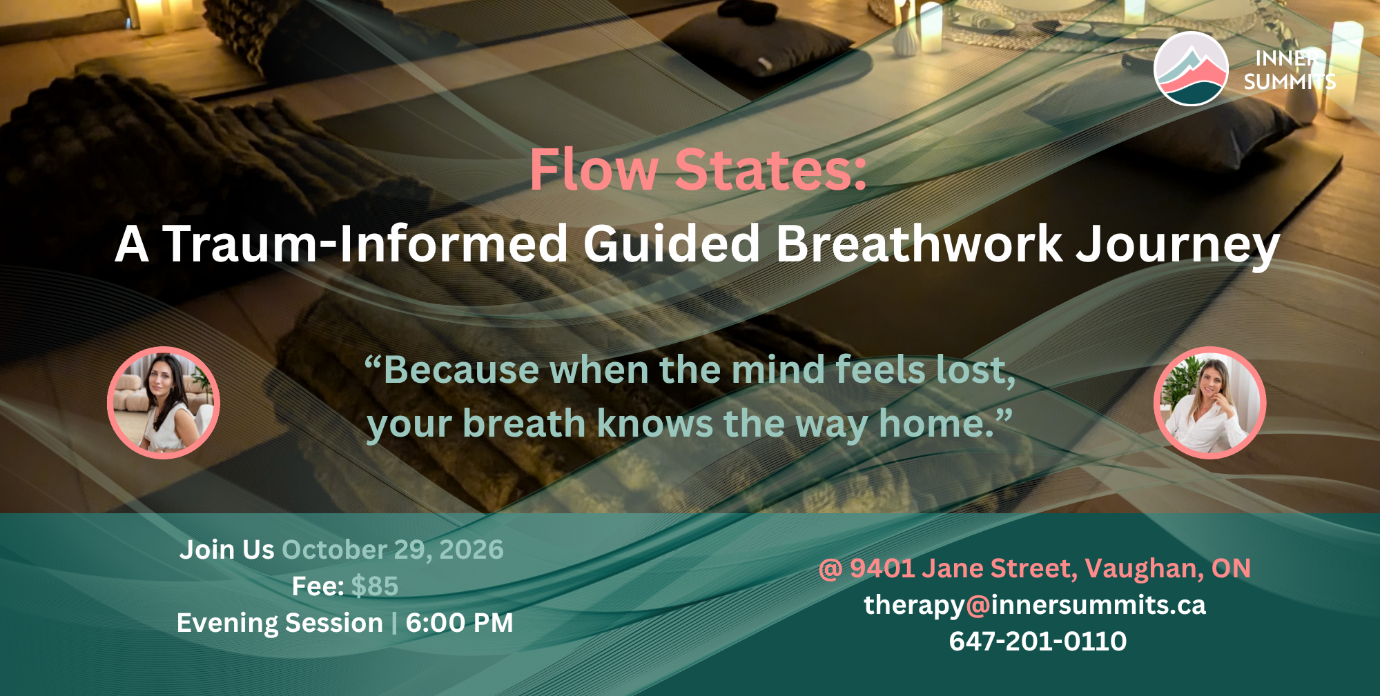invitation for breathwork in vaughan october 29 2026