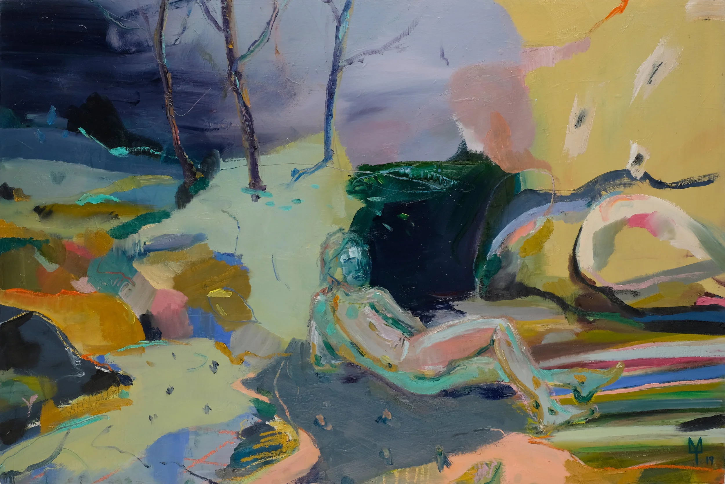 Badlands , Oil on Canvas, 24x36”, 2019