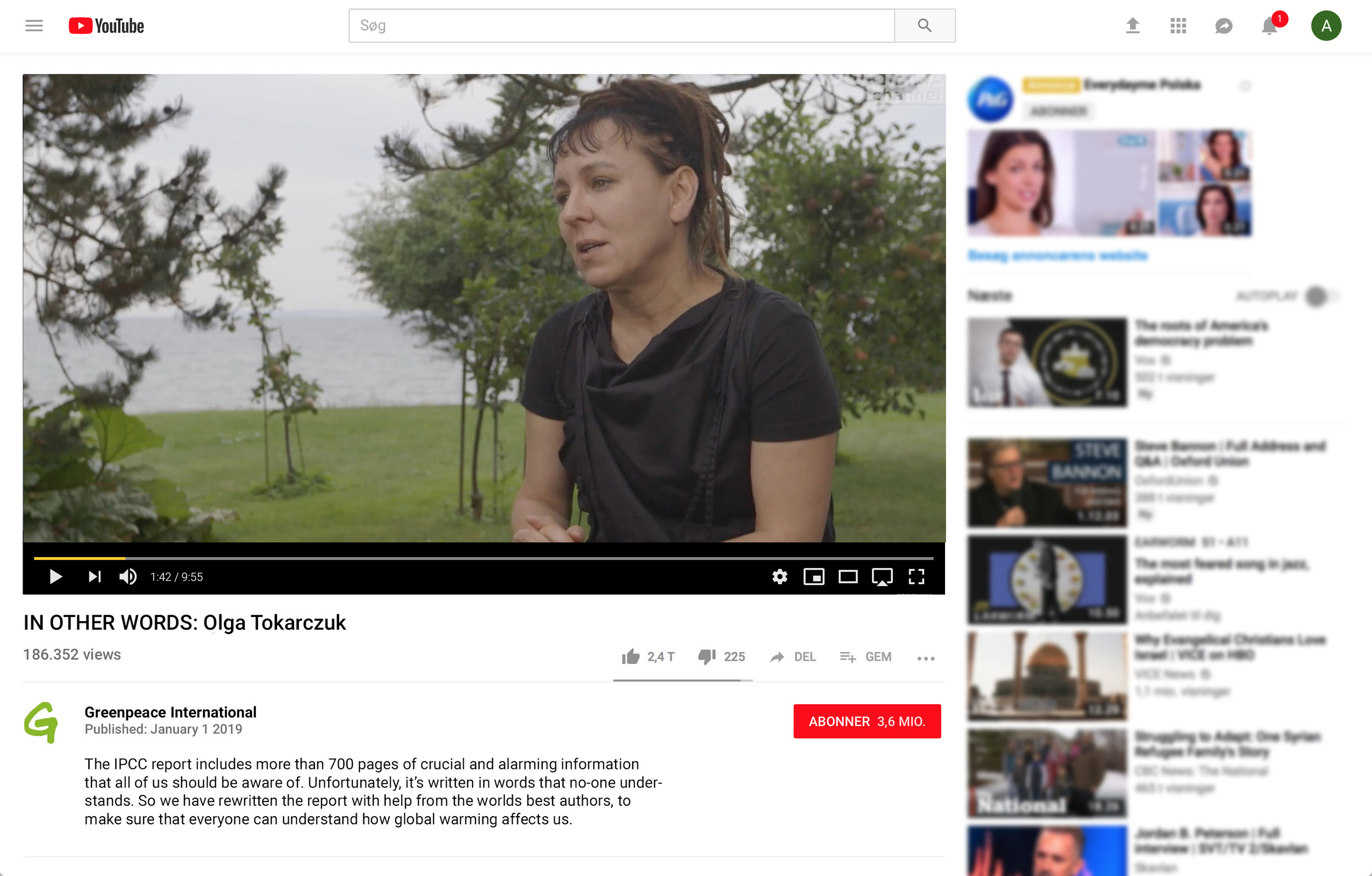 We’ll also create mini documentaries where the different authors visits places that has been damaged by global warming. In the videos they tell us how the visit has affected them, and their stories.