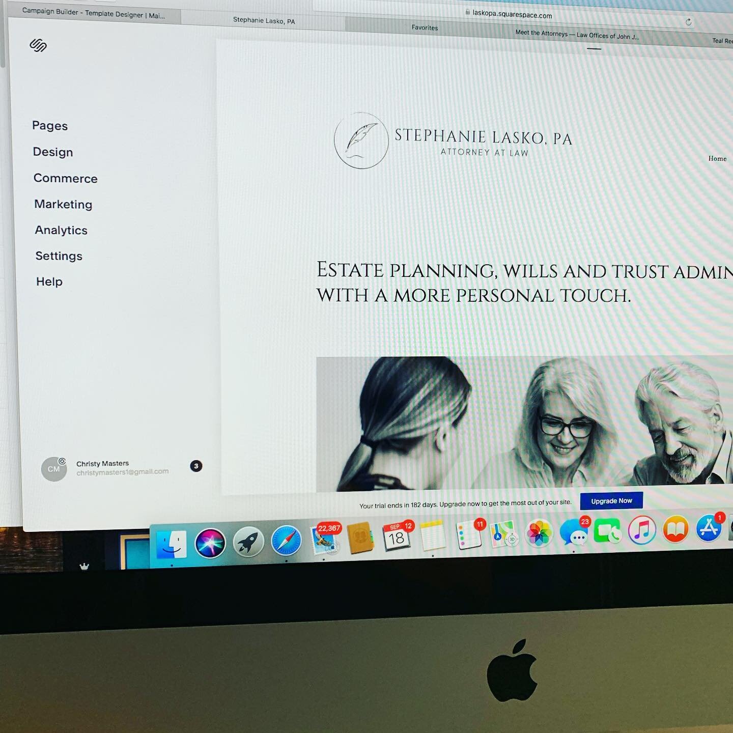 🖥 Working this morning on finalizing a website for a new client. A very grown up client who does wills &amp; estate planning.... .
DID YOU KNOW over 60% of us don&rsquo;t have estate planning documents😱..... yea &ldquo;we&rdquo; should prob get on 