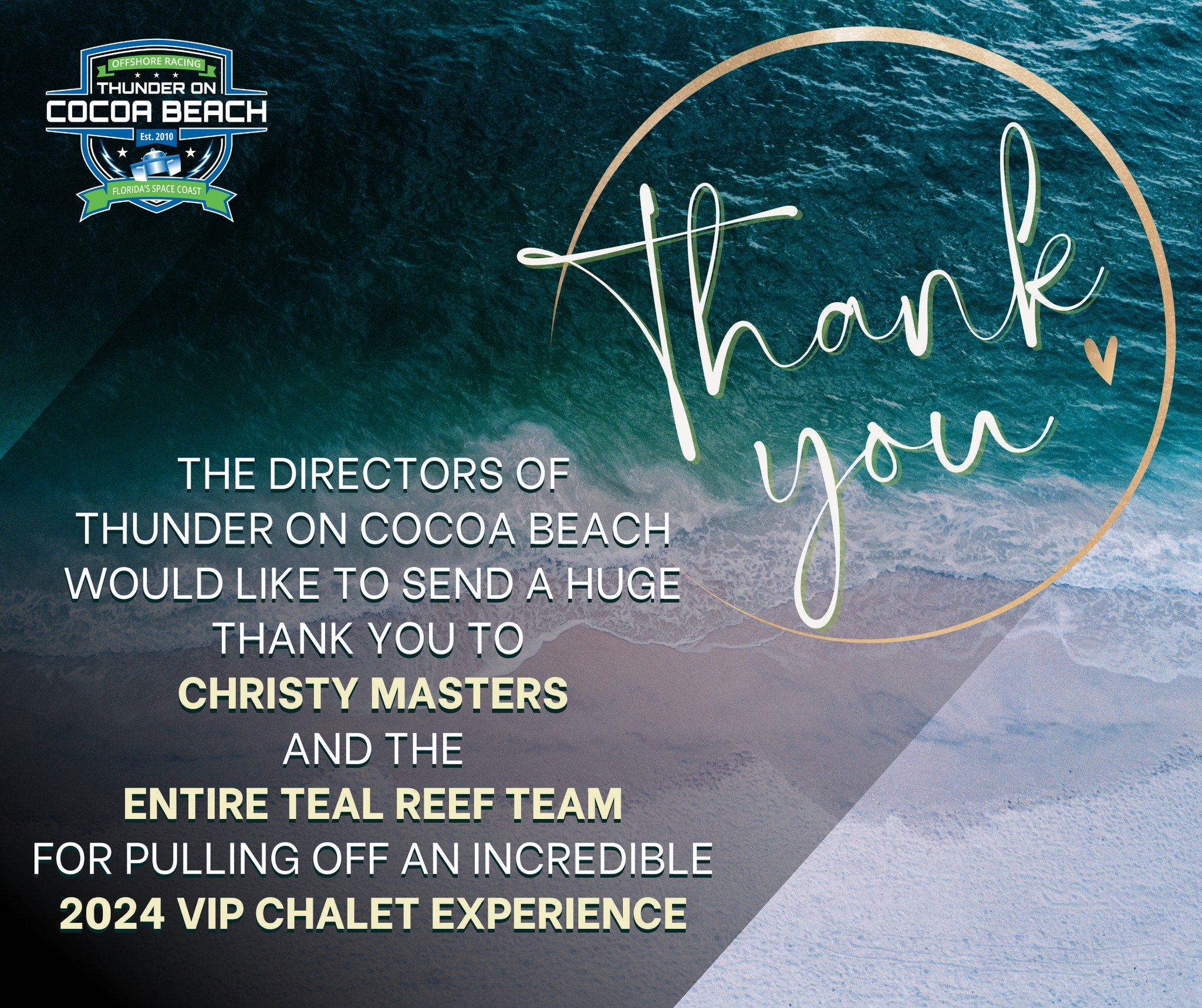 Thank you, Christy and the @tealreef team, for a great VIP Chalet experience at this year's event.