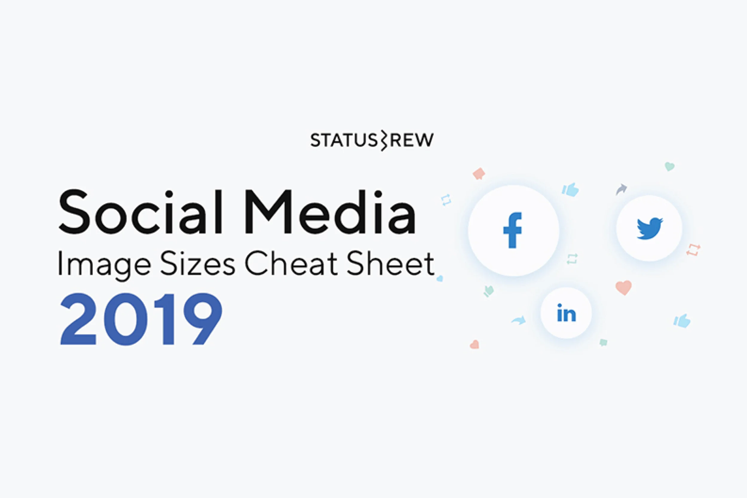 Social Media Basics: The Correct Image Sizes, Dimensions and File Types to Use [Infographic]