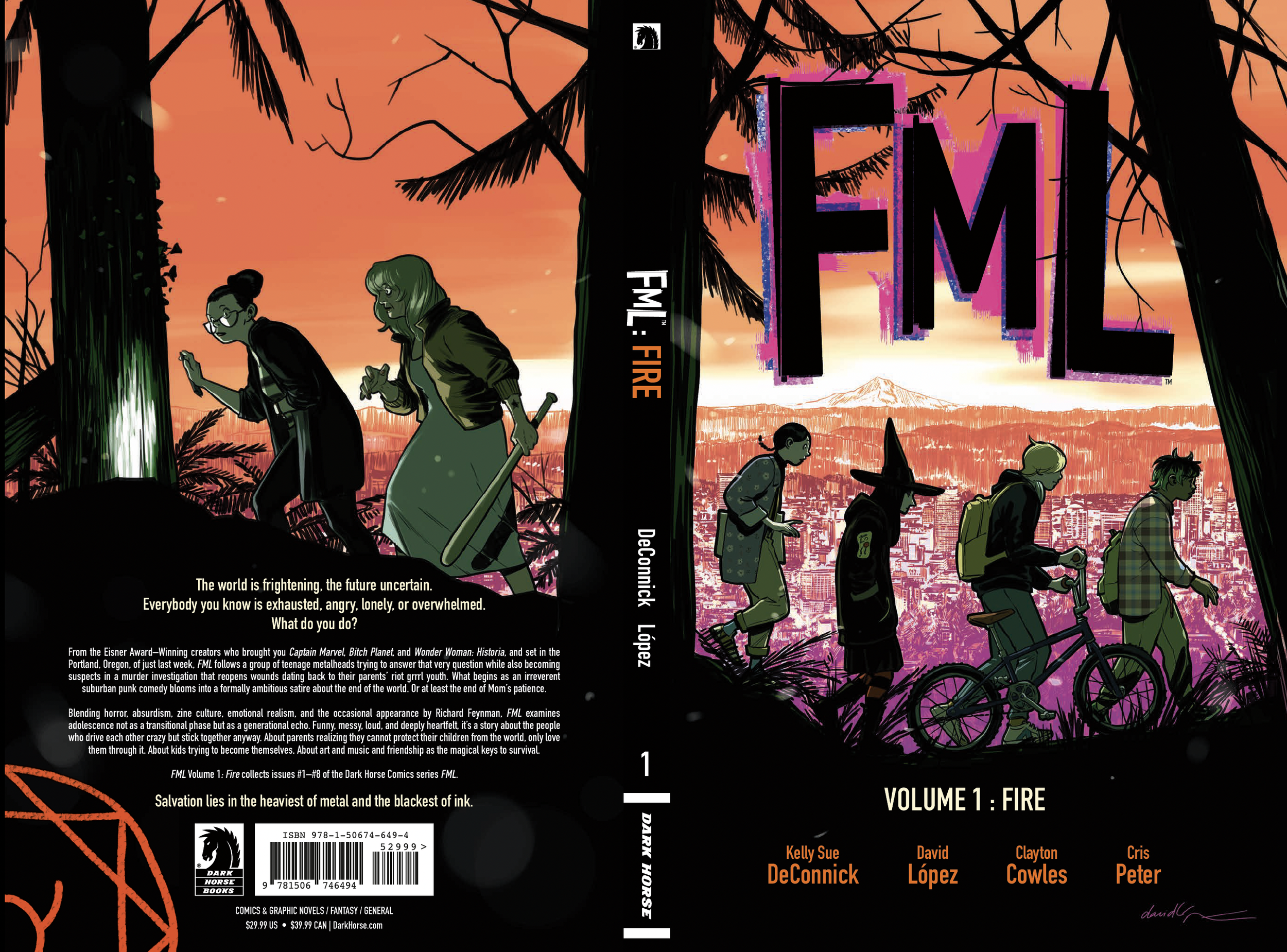 Full cover of FML Volume 1 - Dark Horse Comics